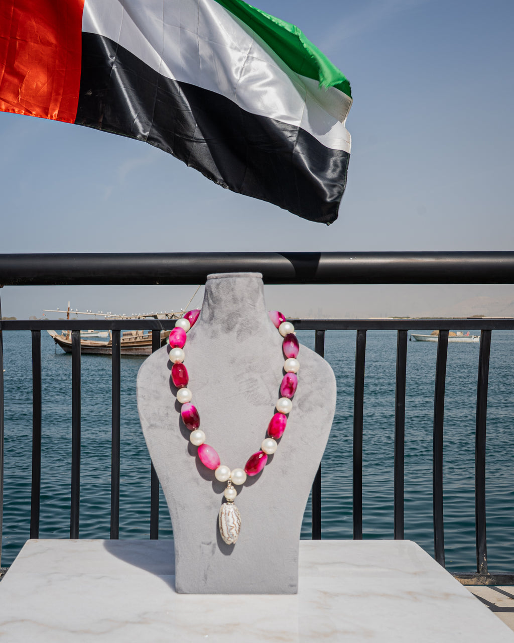 Mermaid Necklace, Rose