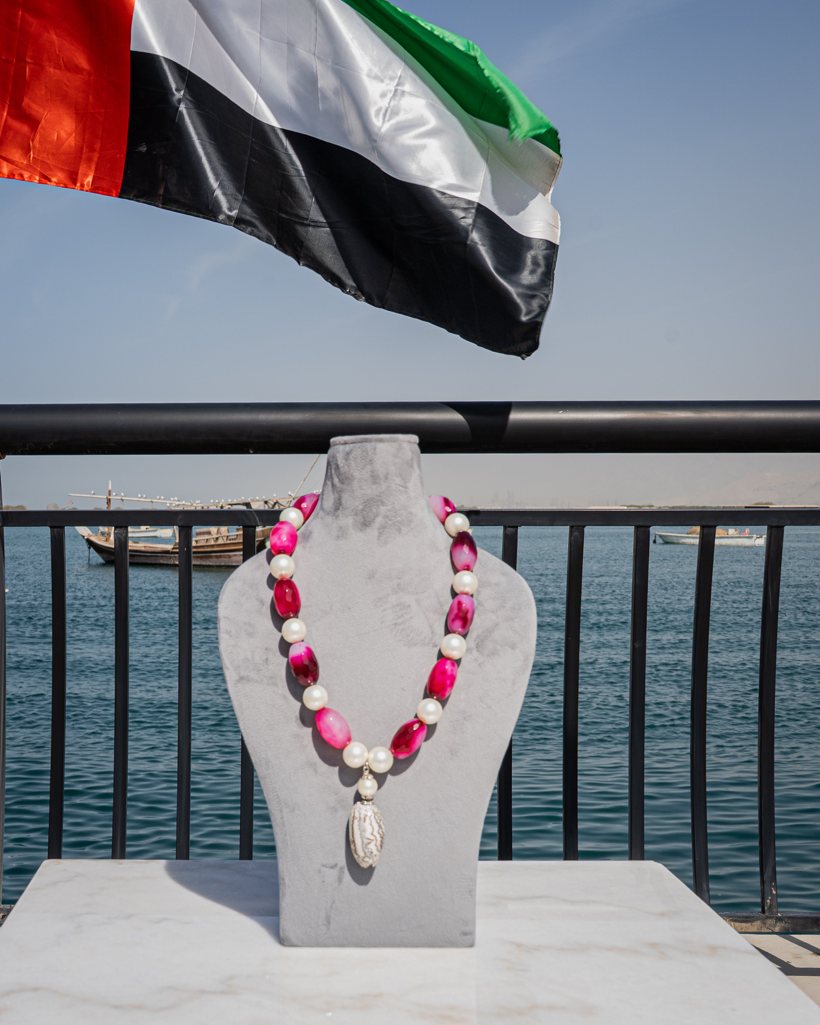 Mermaid Necklace, Rose