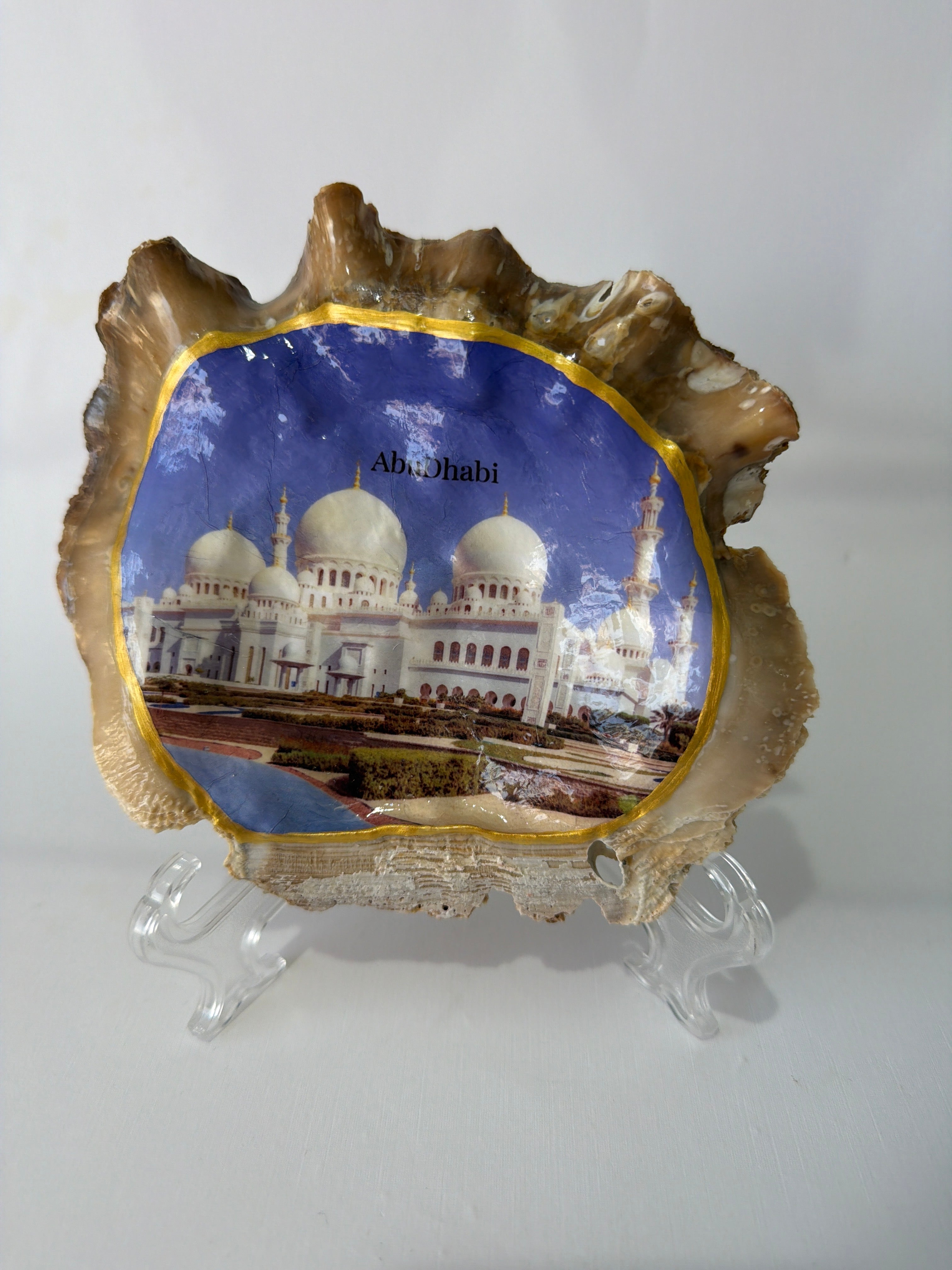 Oyster Art, Abu Dhabi shaikh Zayed Mosque 5.7”