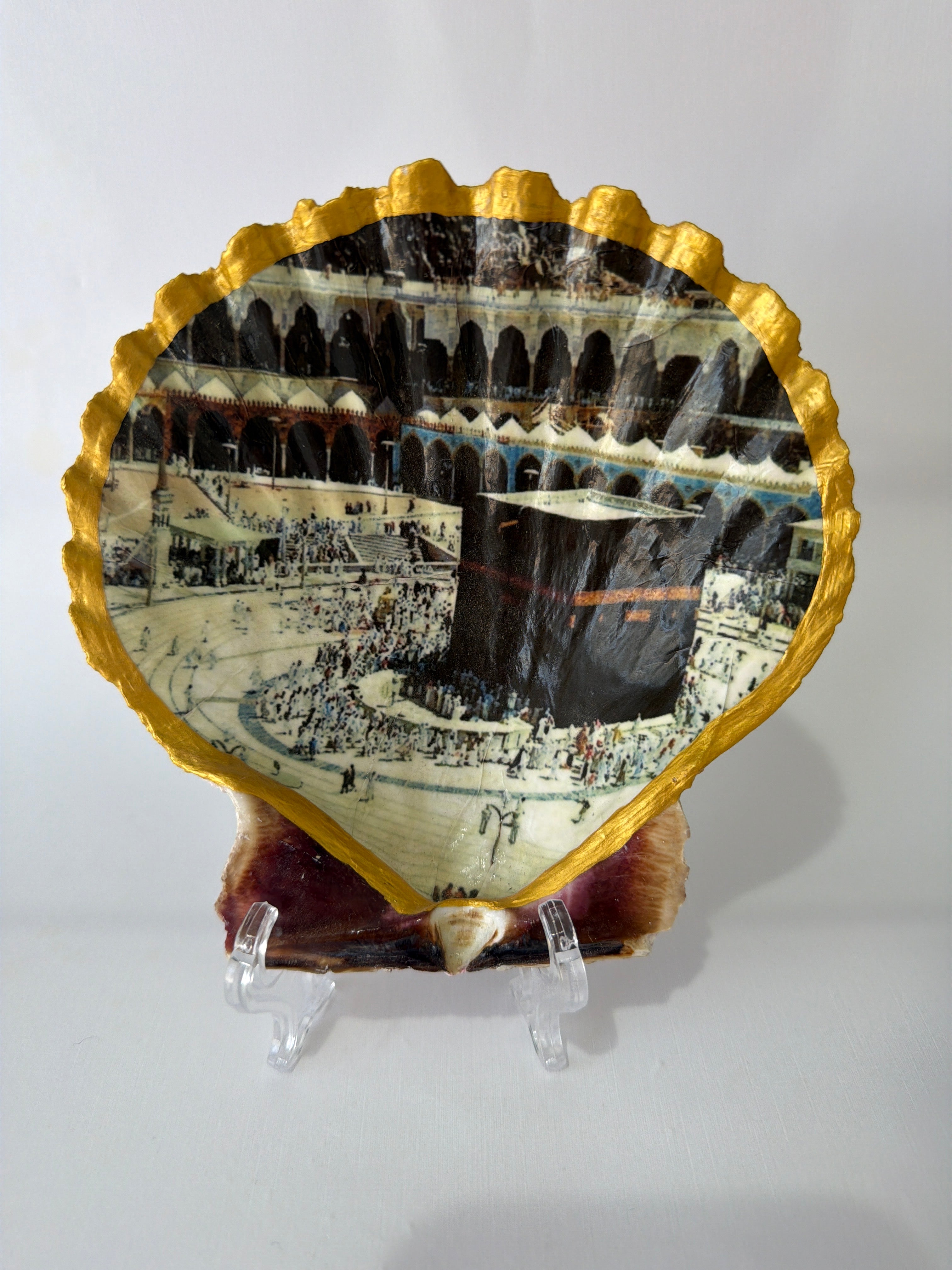 Scallop Art, Saudi Arabia Mecca 5.7”