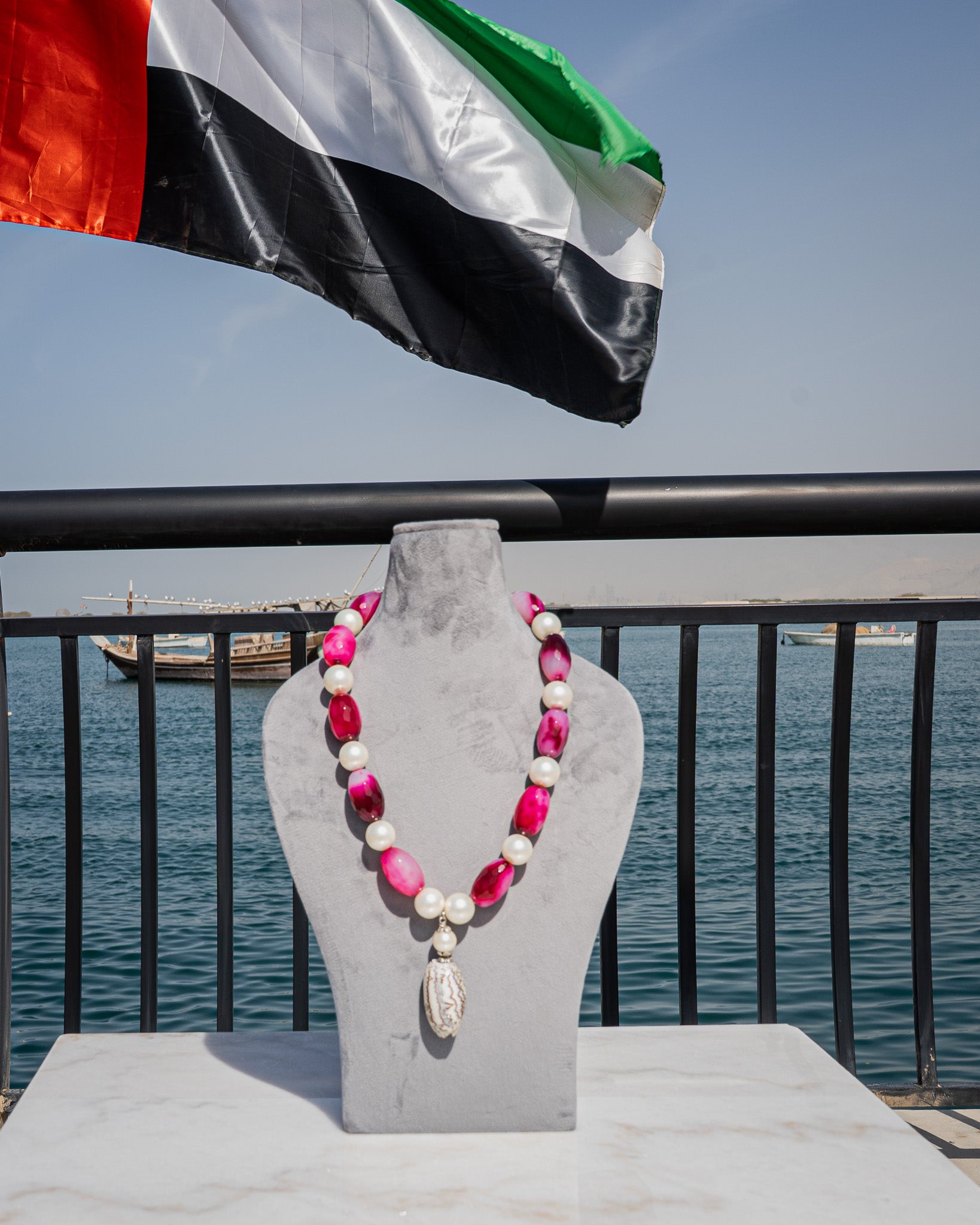 Mermaid Necklace, Rose