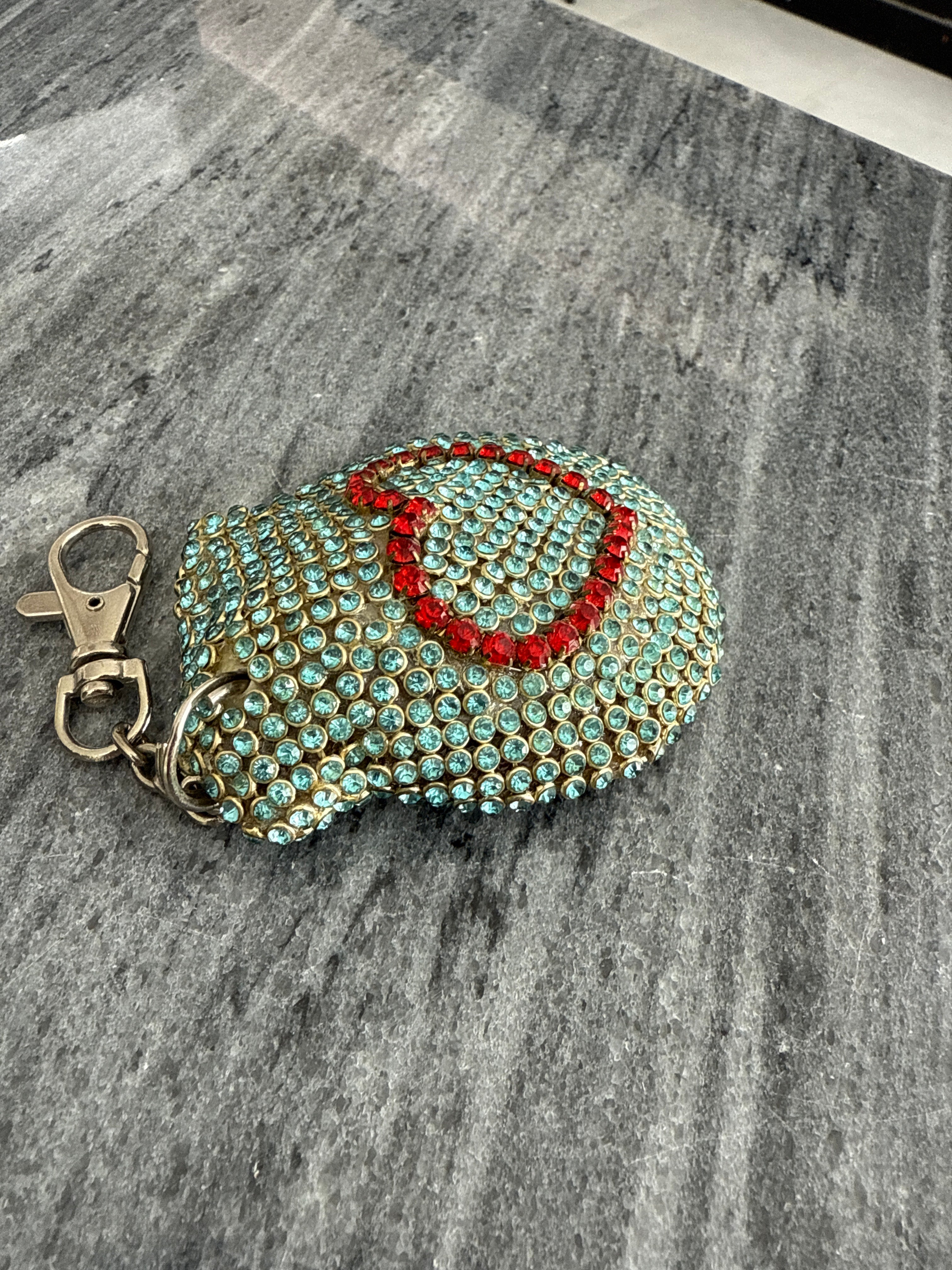 Jeweled Natural UAE oyster keychains ( keyring )