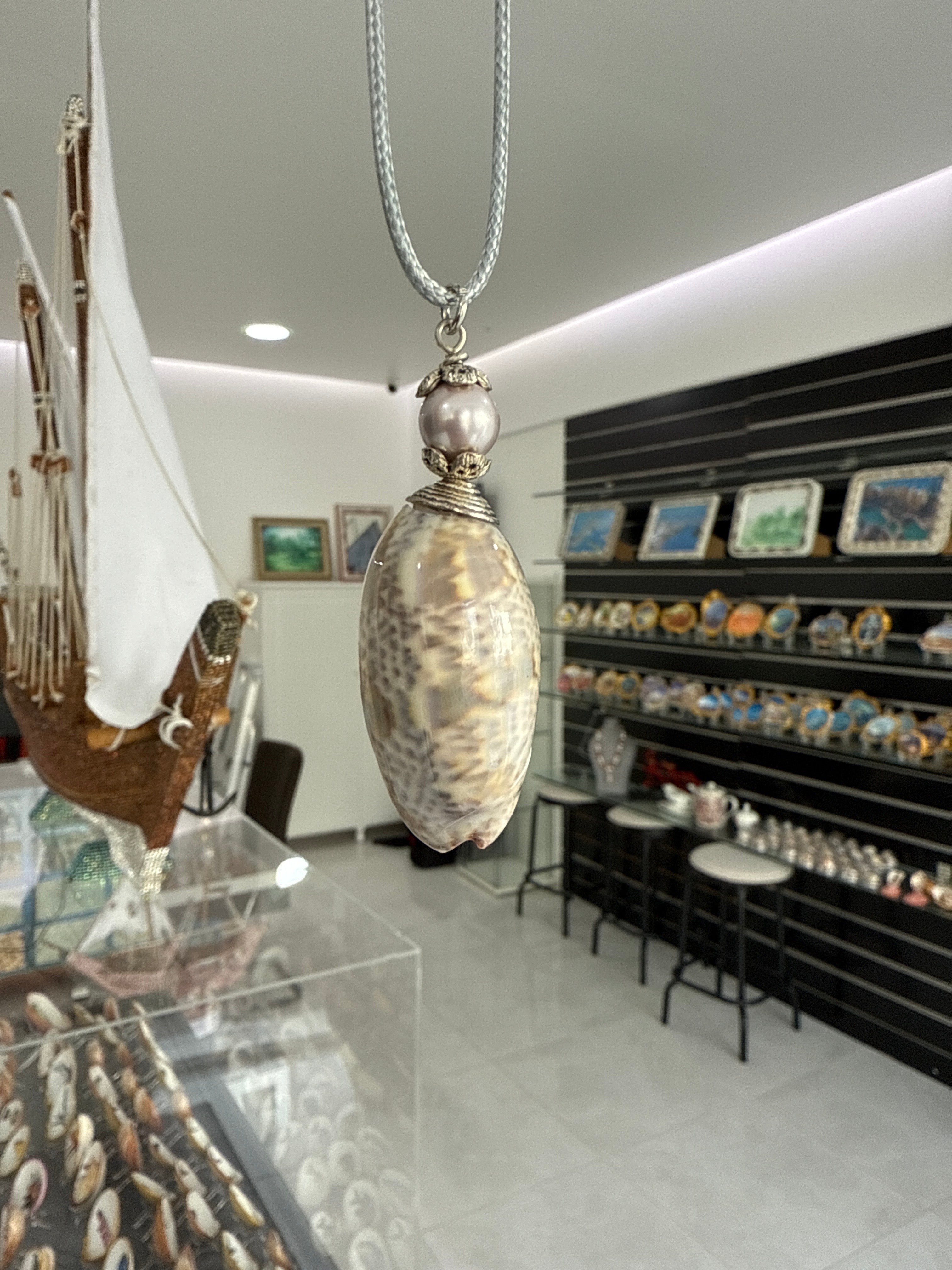 Lucky Olive Necklace, Burj Khalifa Art