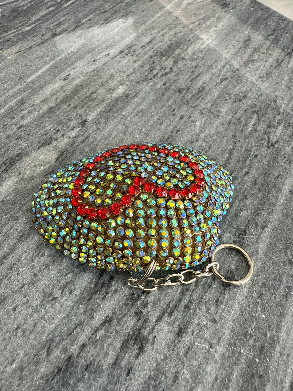 Jeweled Natural UAE Large clam keychains ( keyring )