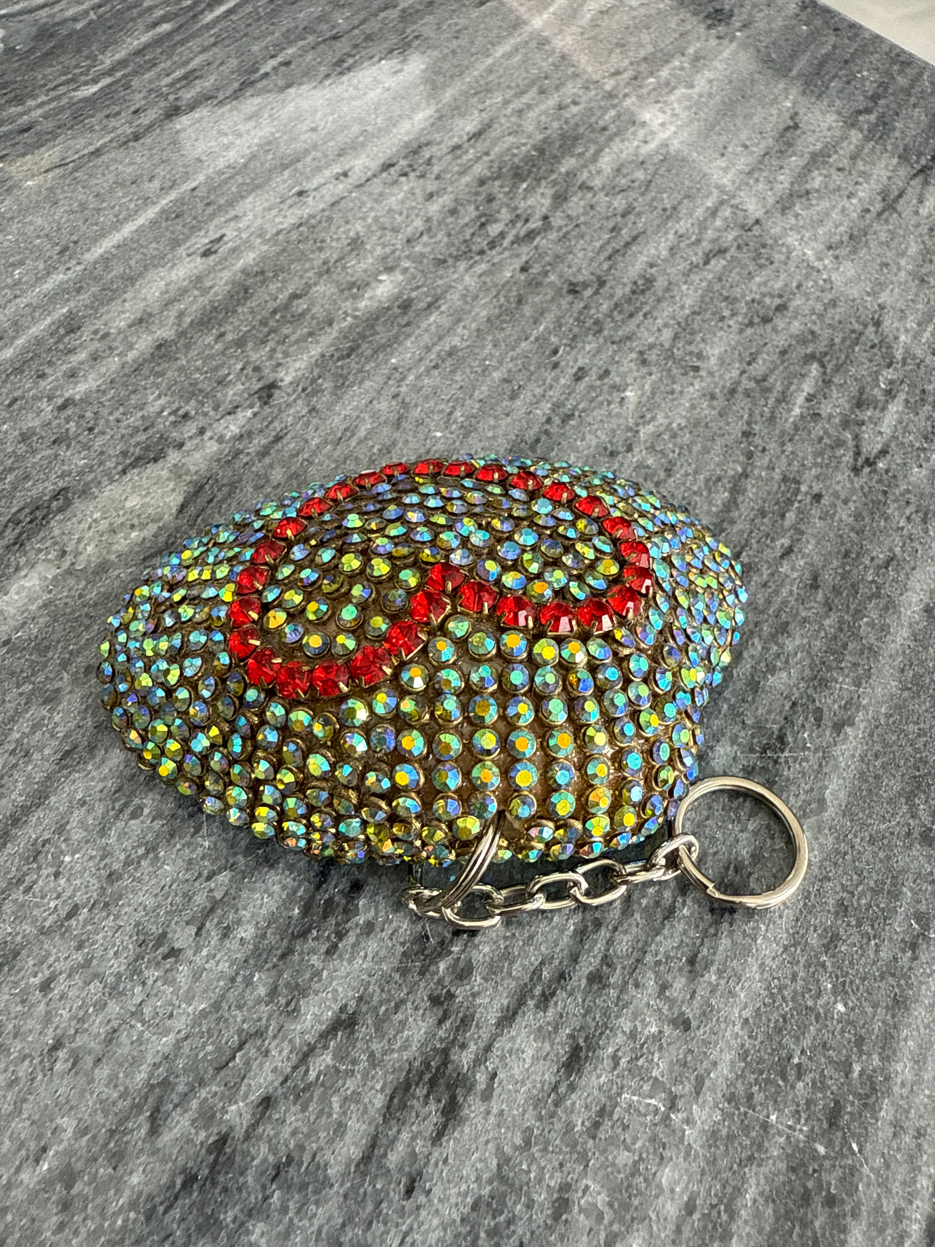 Jeweled Natural UAE Large clam keychains ( keyring )