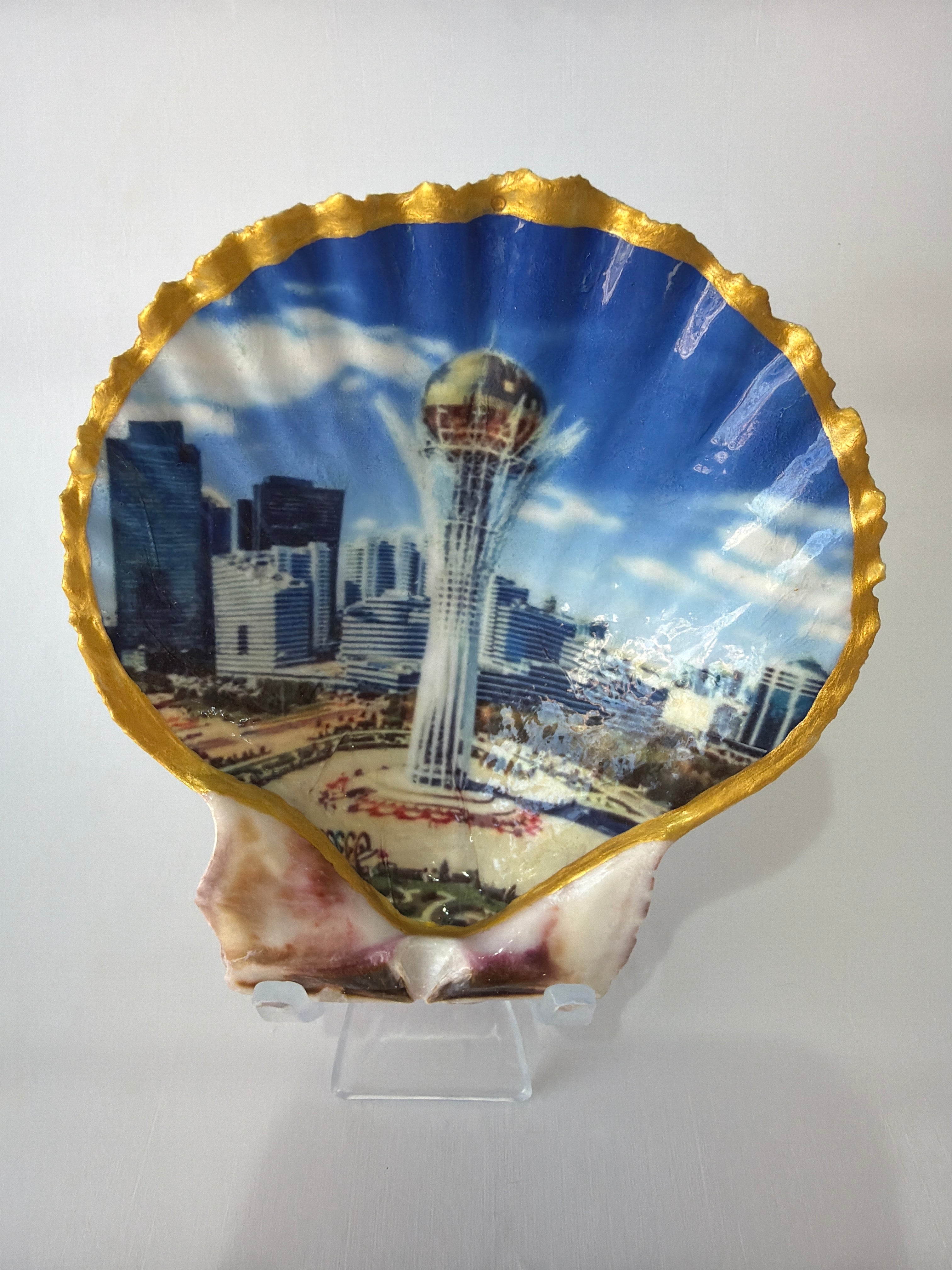 Scallop Art, Kazakhstan  4”