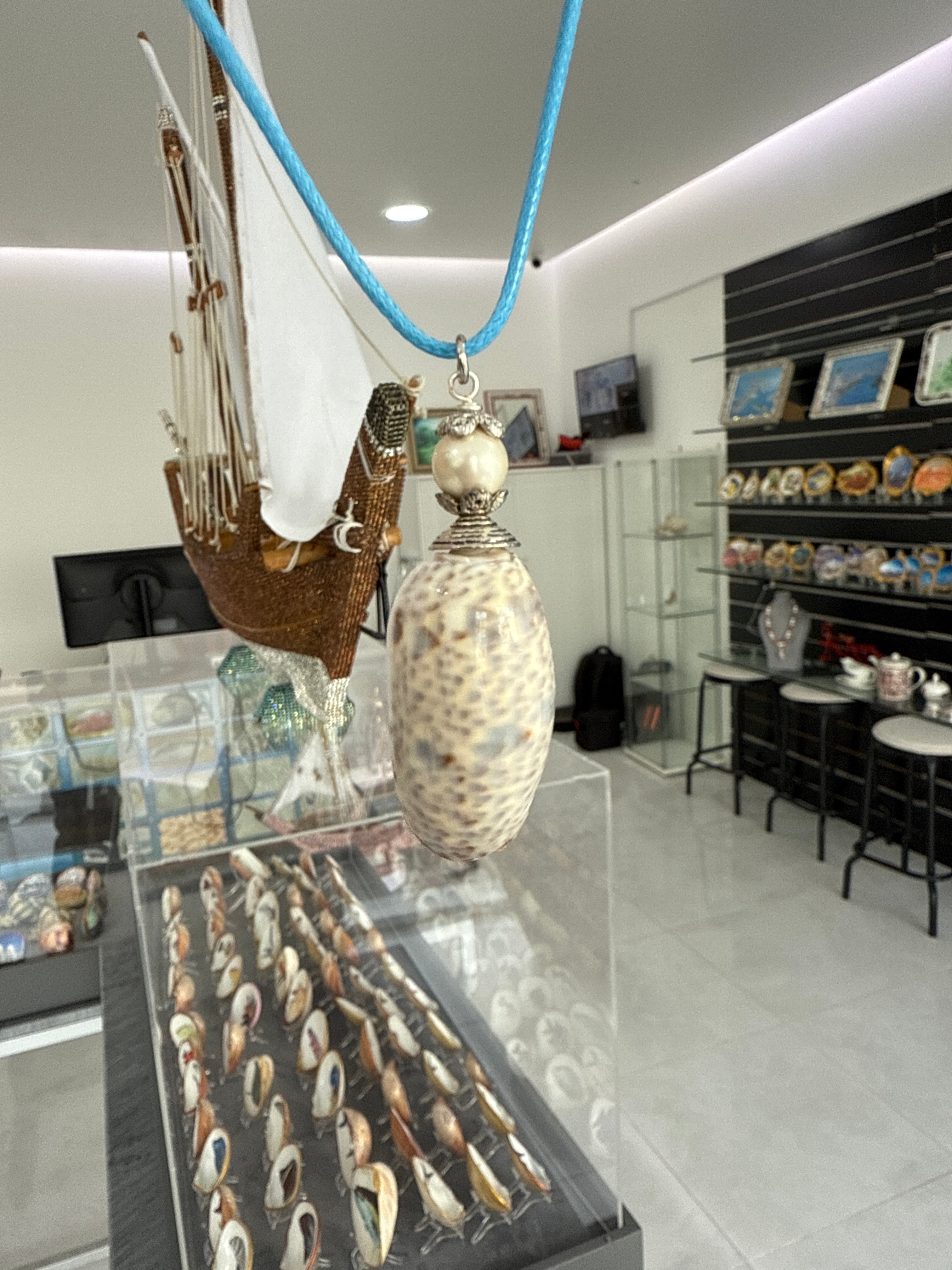 Lucky Olive Necklace, Burj Khalifa Art
