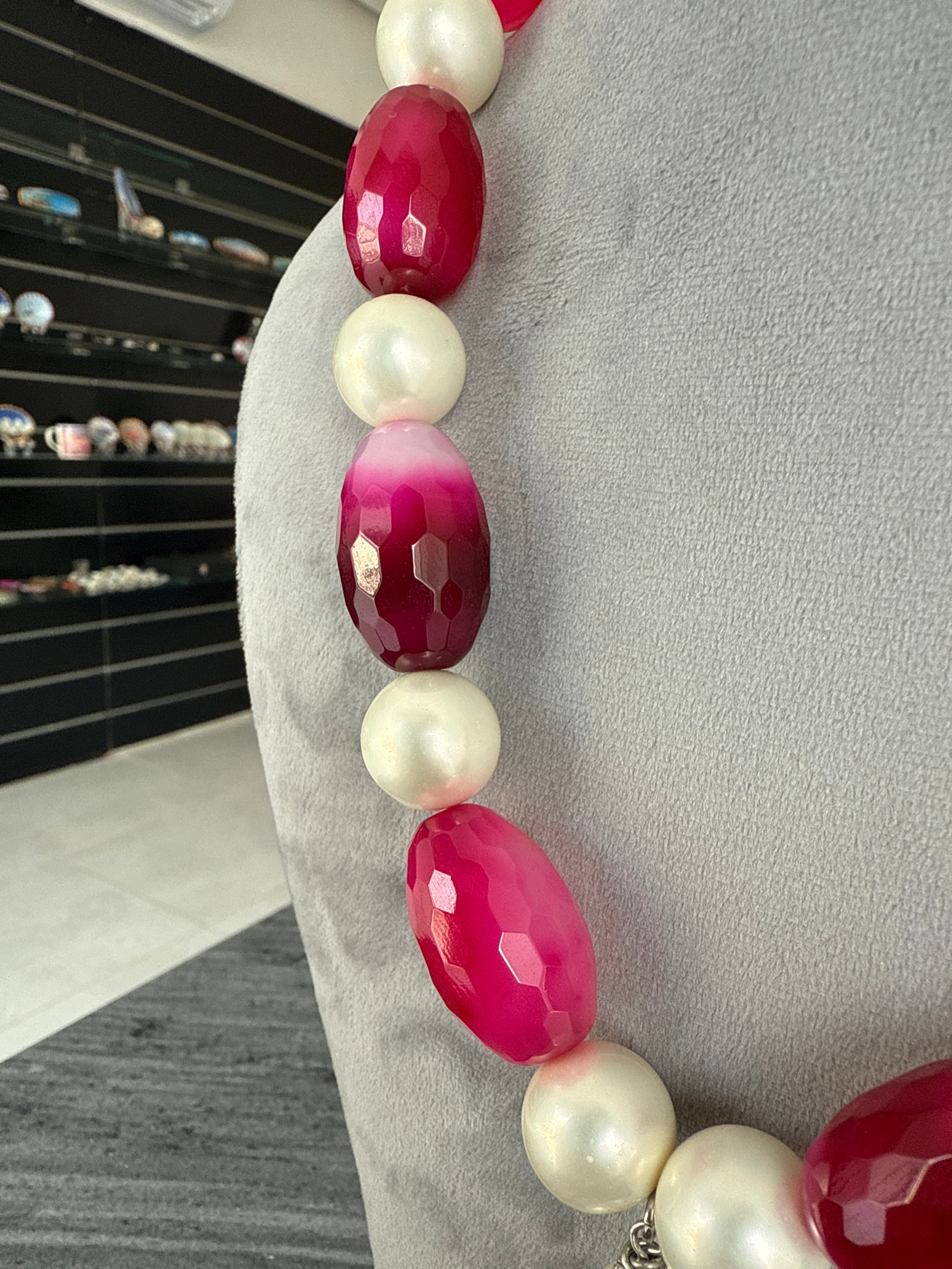 Mermaid Necklace, Rose