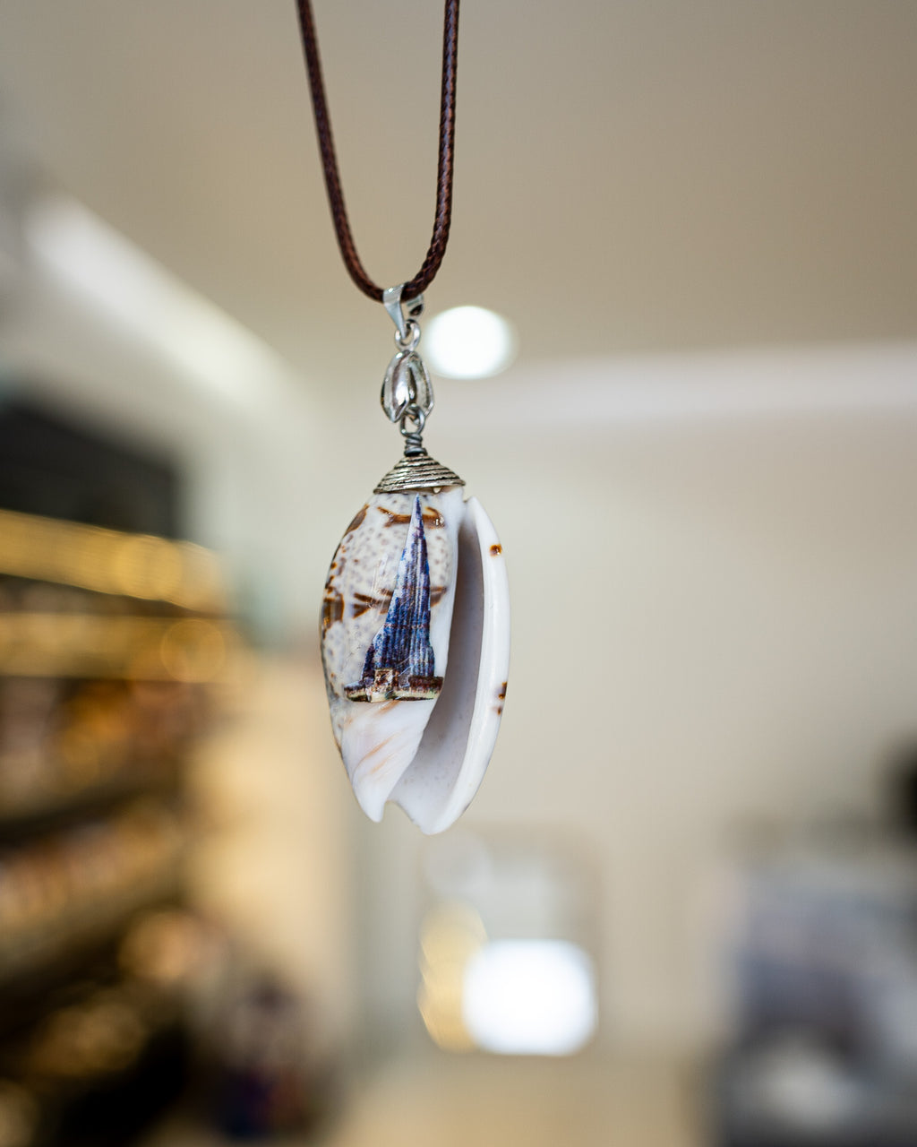 Lucky Olive Necklace, Burj Khalifa Art