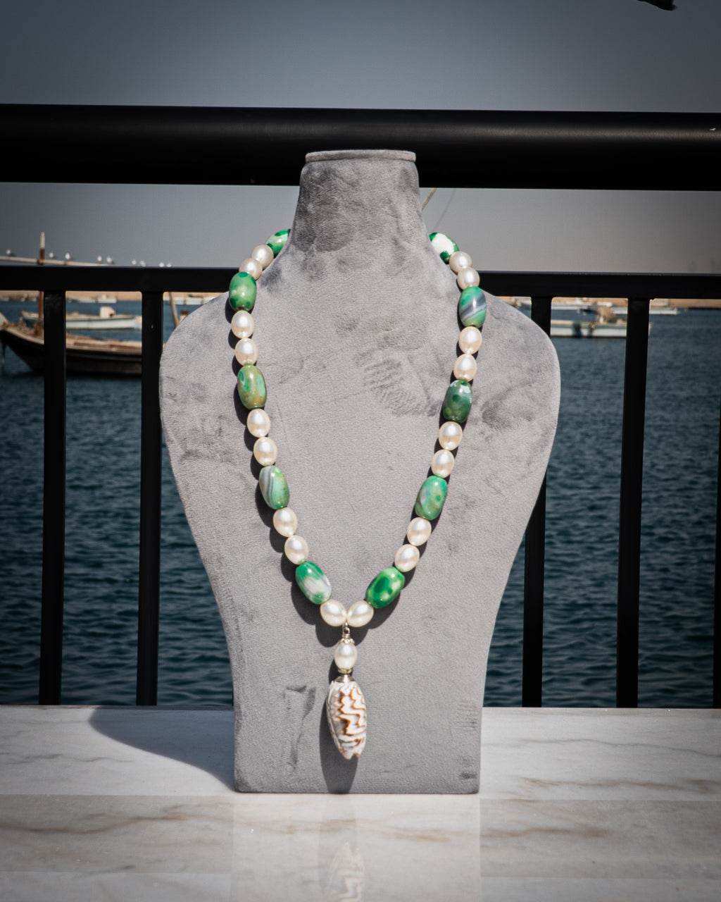 Mermaid Necklace, Green