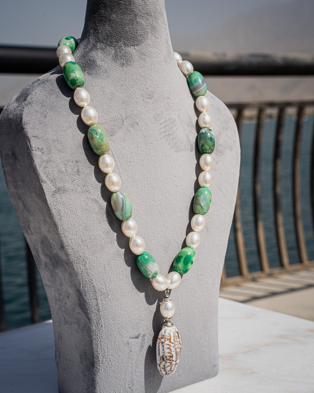 Mermaid Necklace, Green