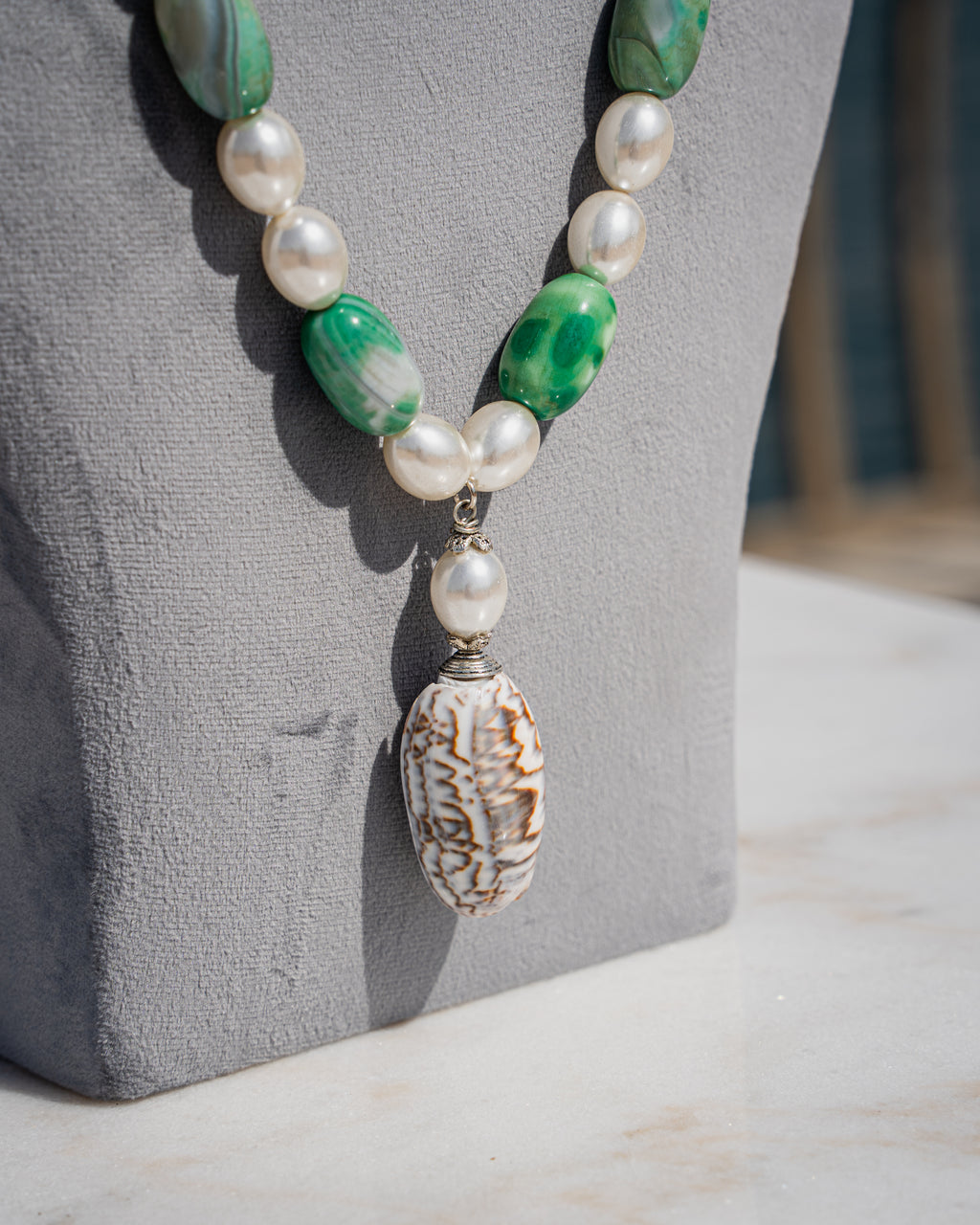 Mermaid Necklace, Green