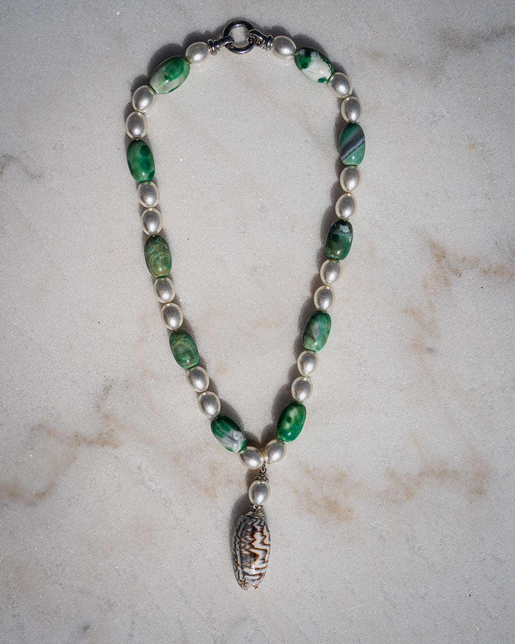 Mermaid Necklace, Green