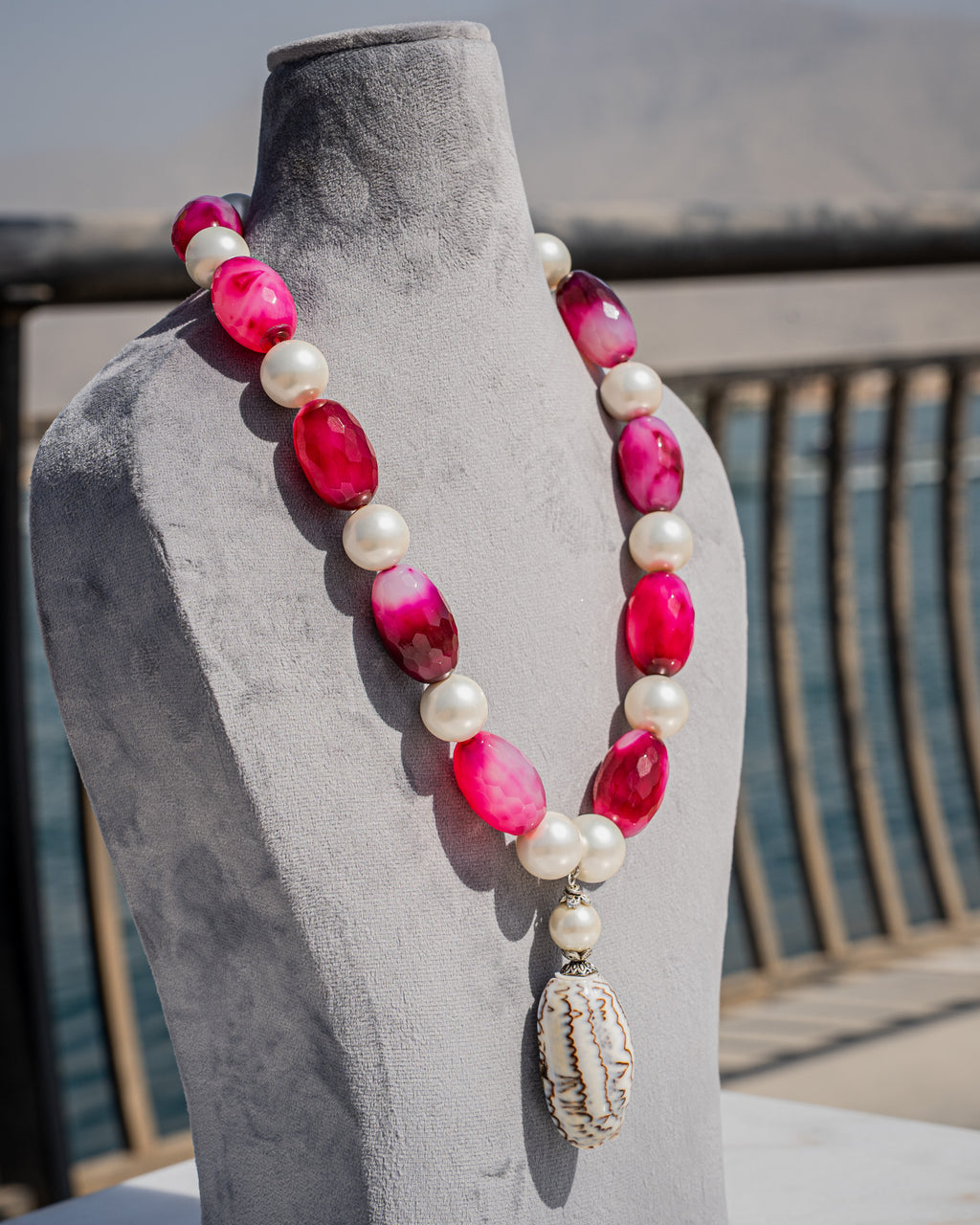 Mermaid Necklace, Rose