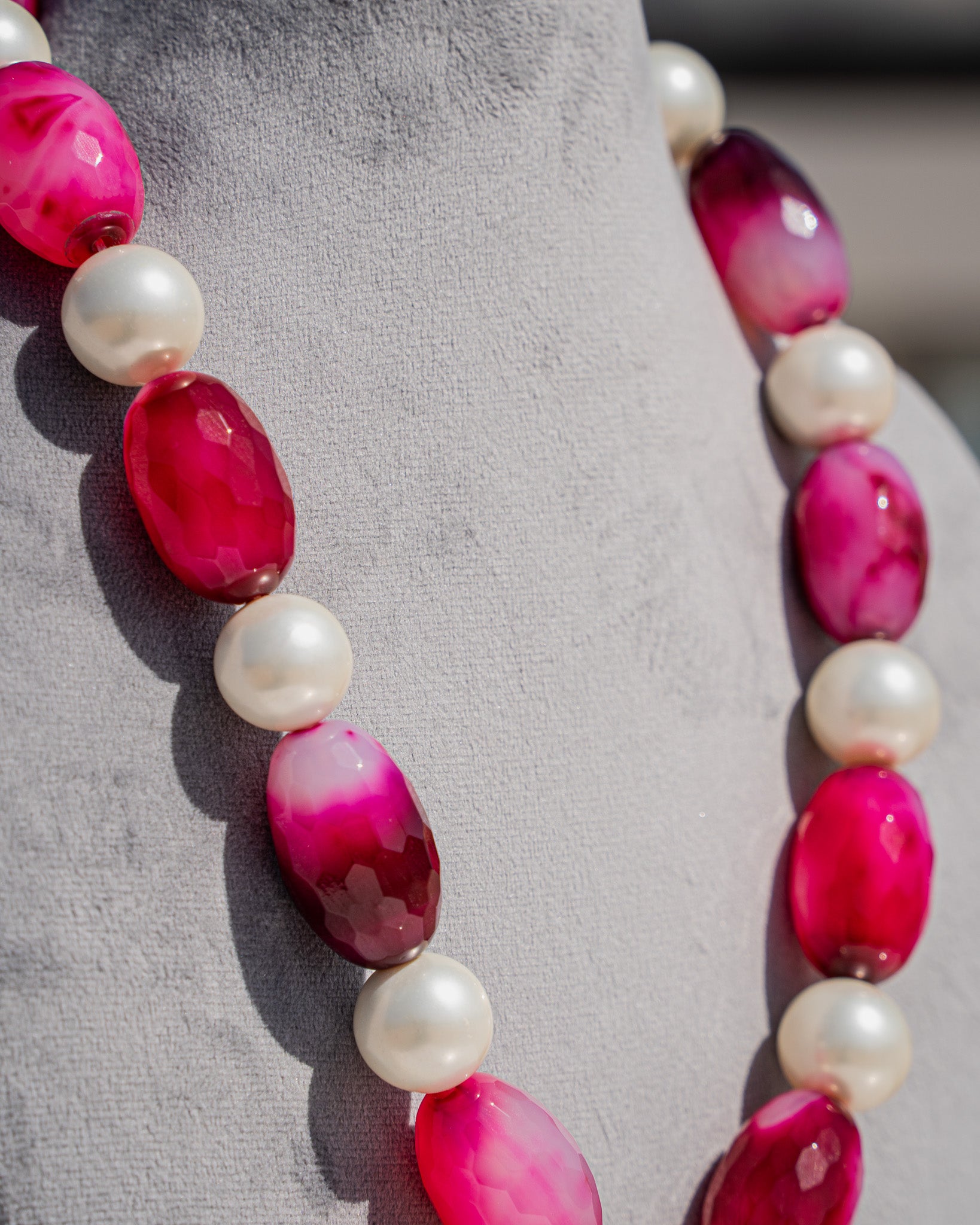 Mermaid Necklace, Rose