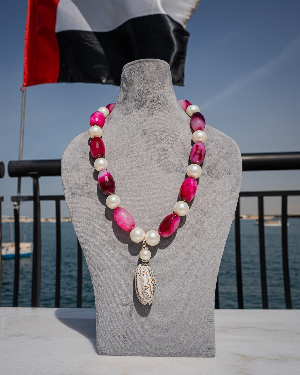 Mermaid Necklace, Rose