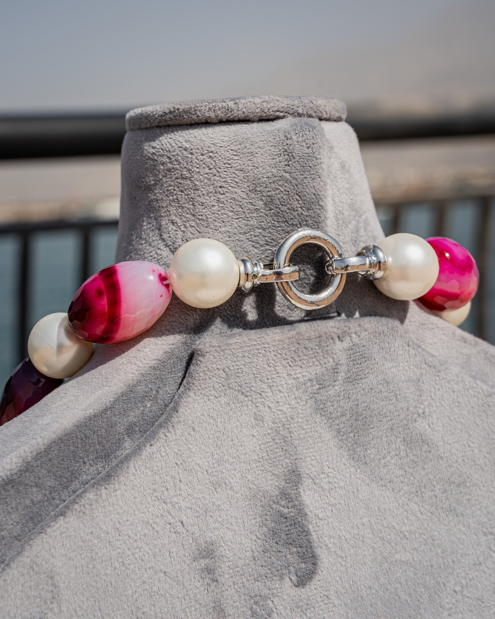 Mermaid Necklace, Rose