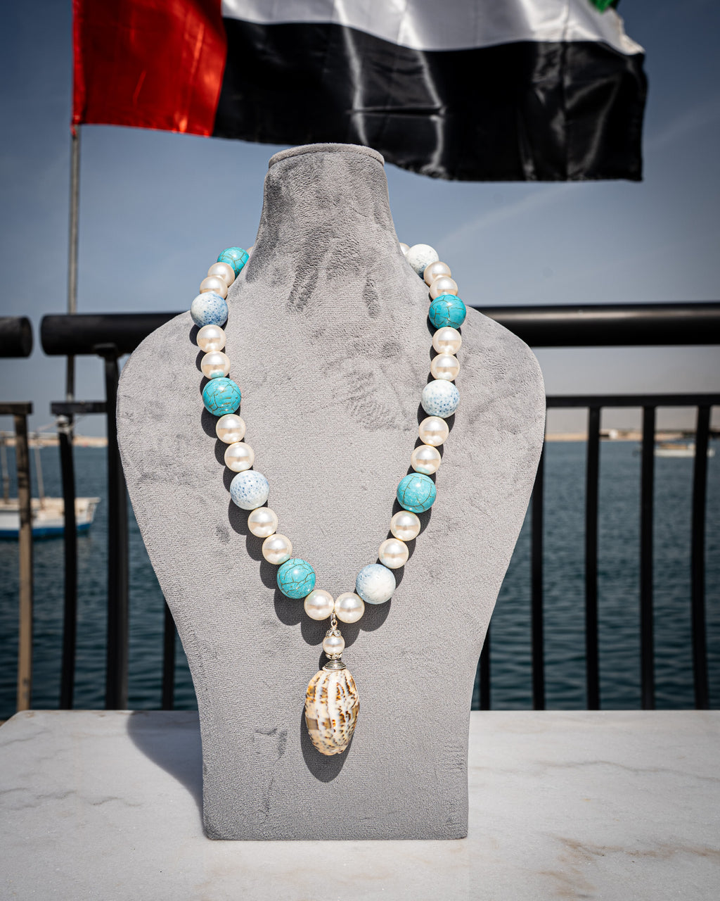 Mermaid Necklace, Baby Blue