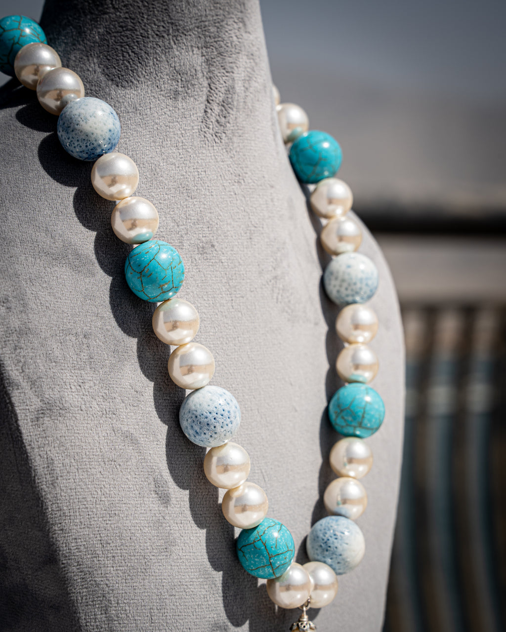 Mermaid Necklace, Baby Blue