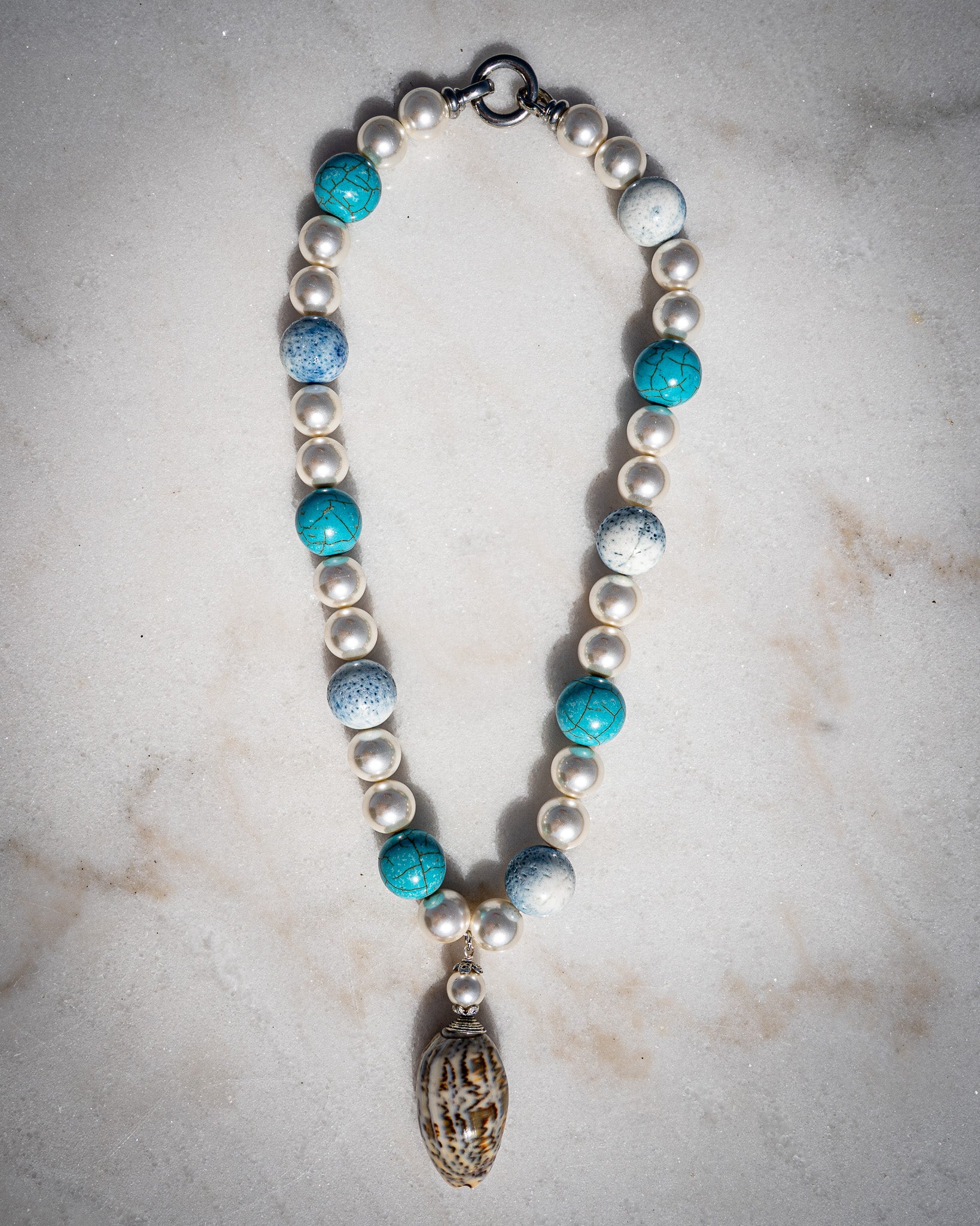 Mermaid Necklace, Baby Blue