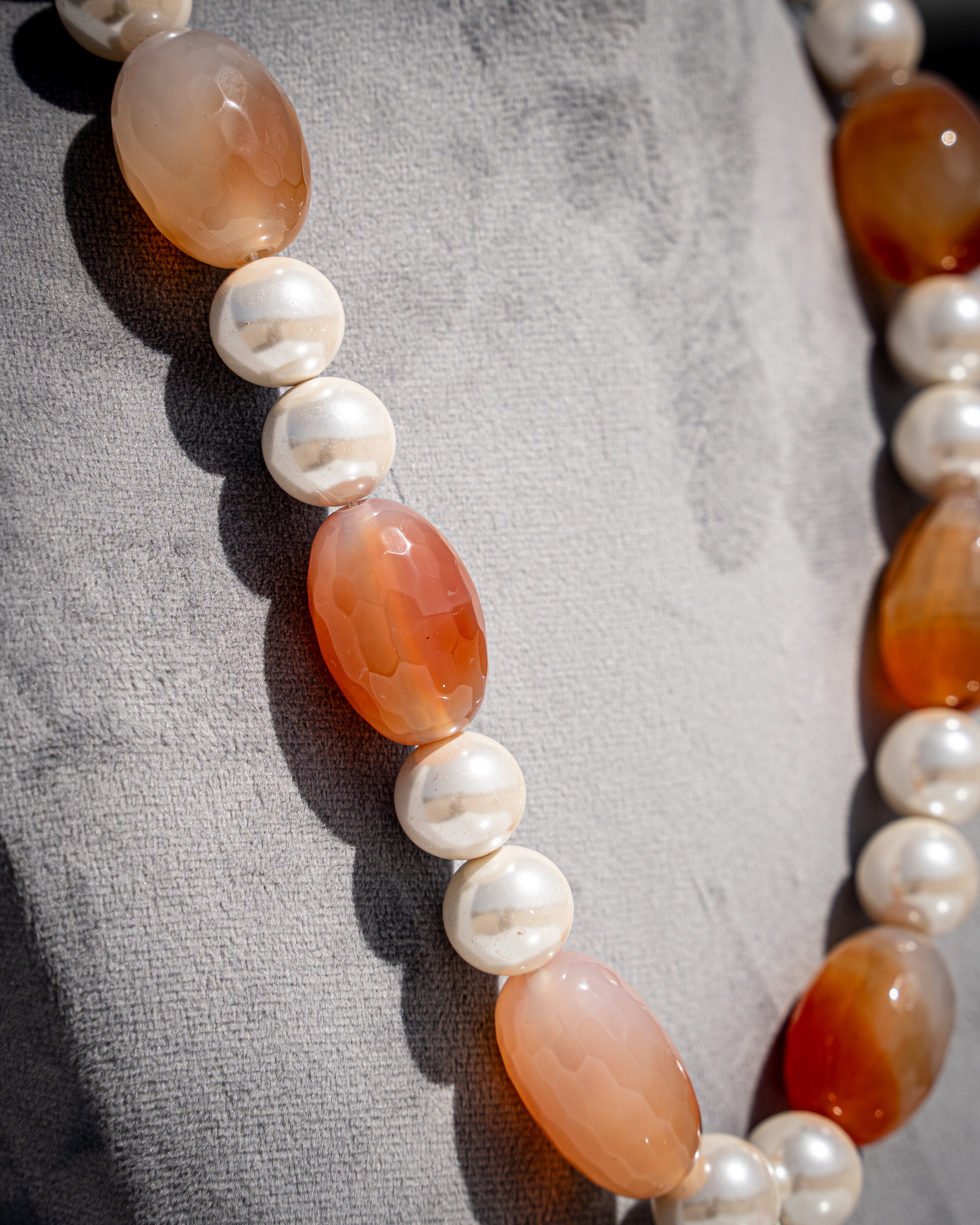 Mermaid Necklace, Amber