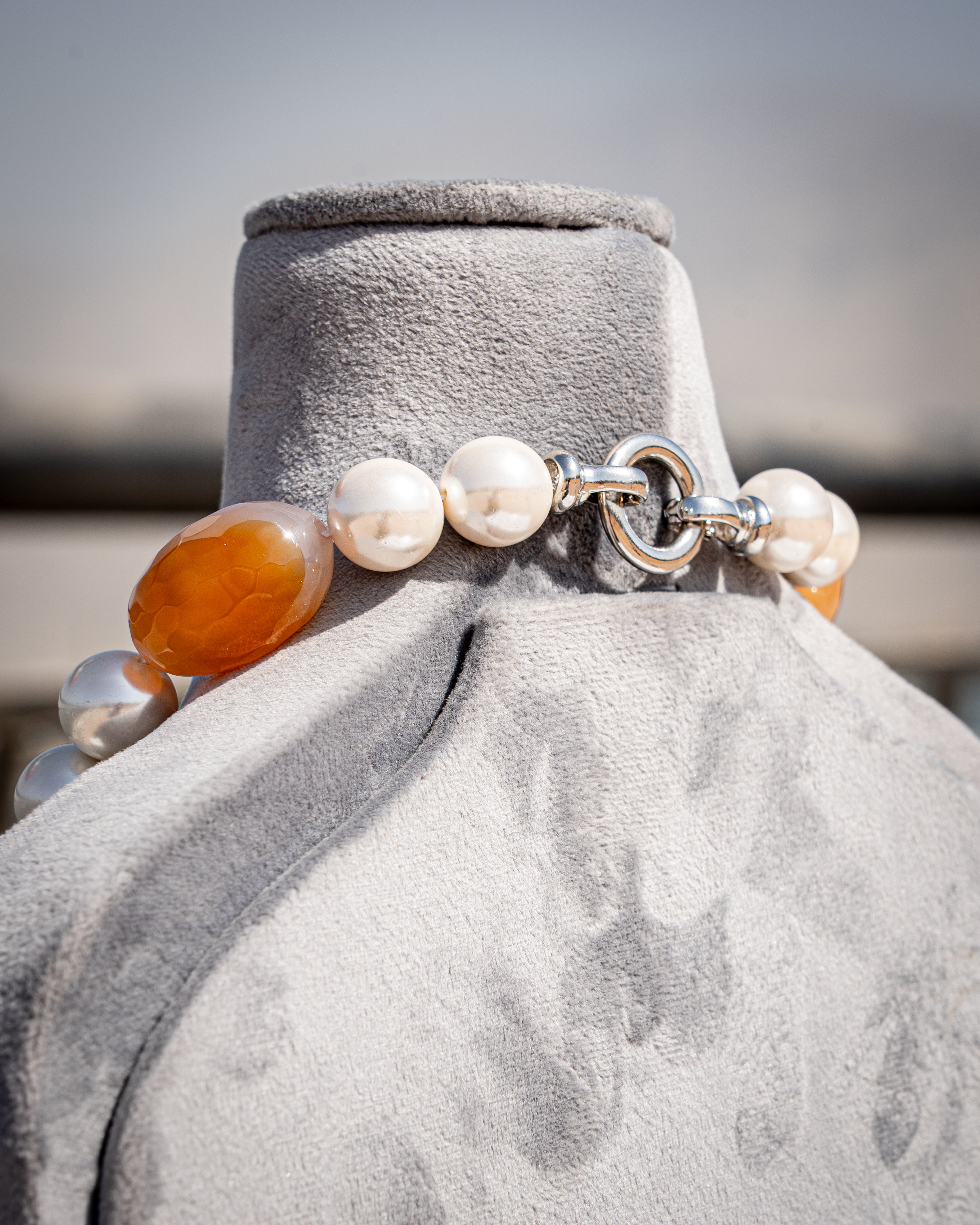 Mermaid Necklace, Amber