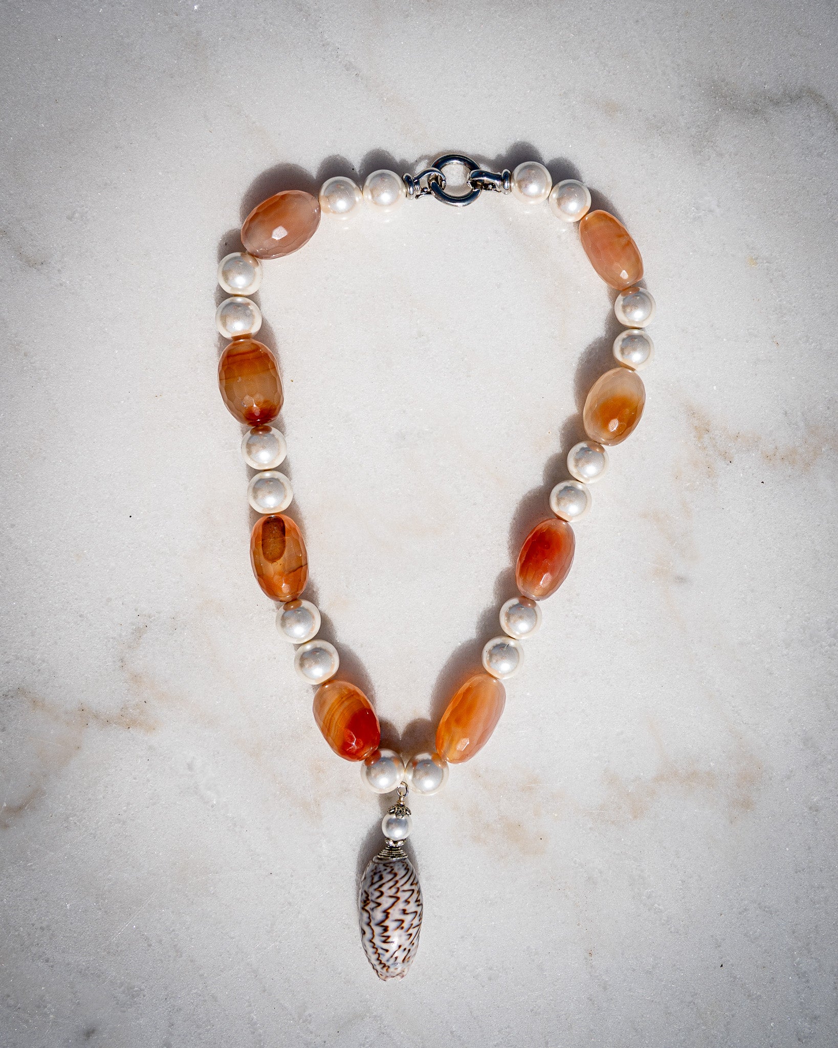 Mermaid Necklace, Amber