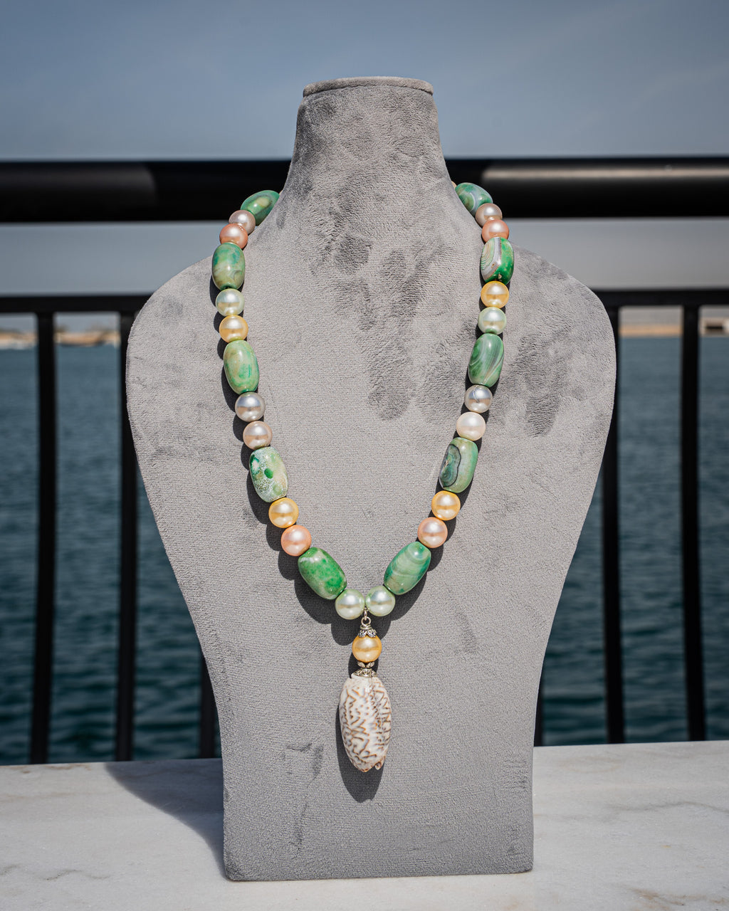 Mermaid Necklace, Light Green