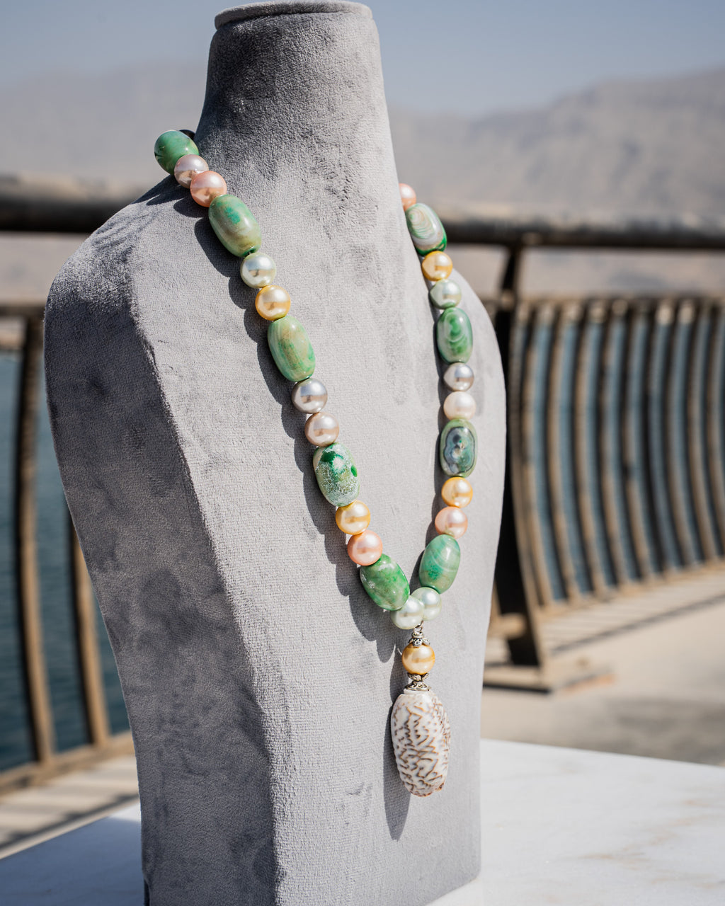 Mermaid Necklace, Light Green