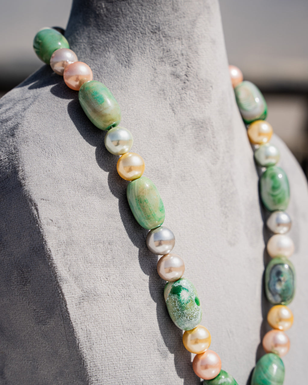 Mermaid Necklace, Light Green