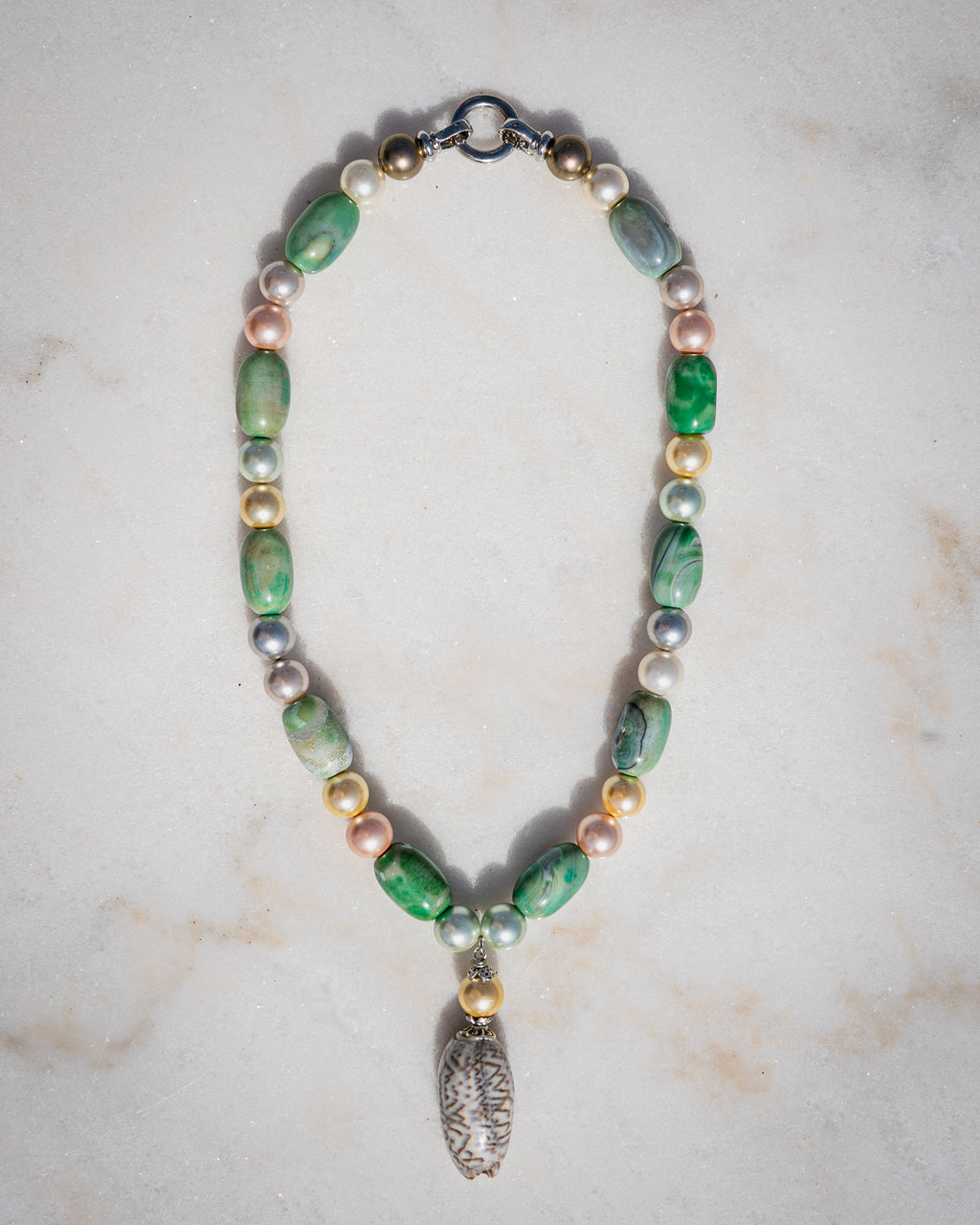 Mermaid Necklace, Light Green