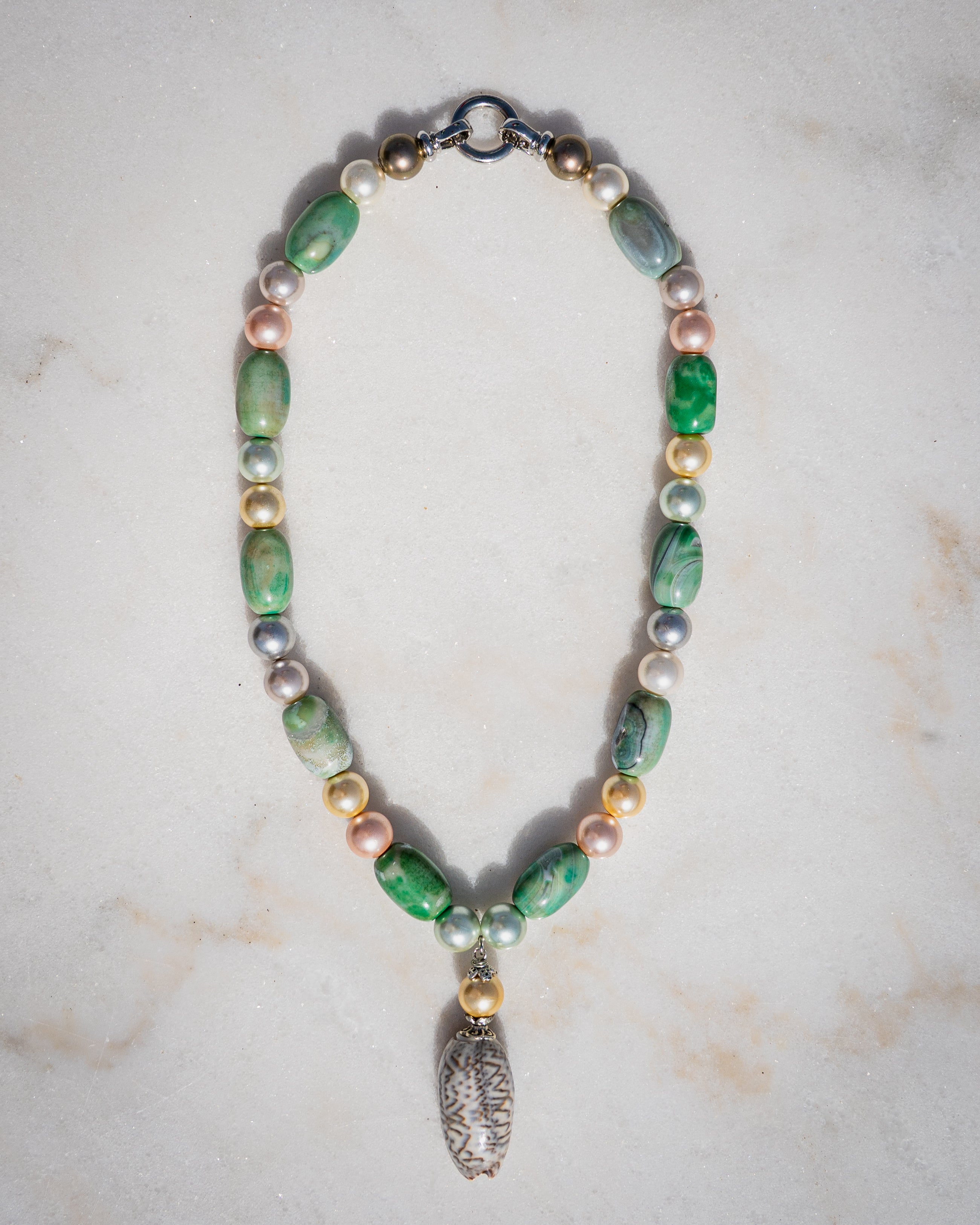 Mermaid Necklace, Light Green