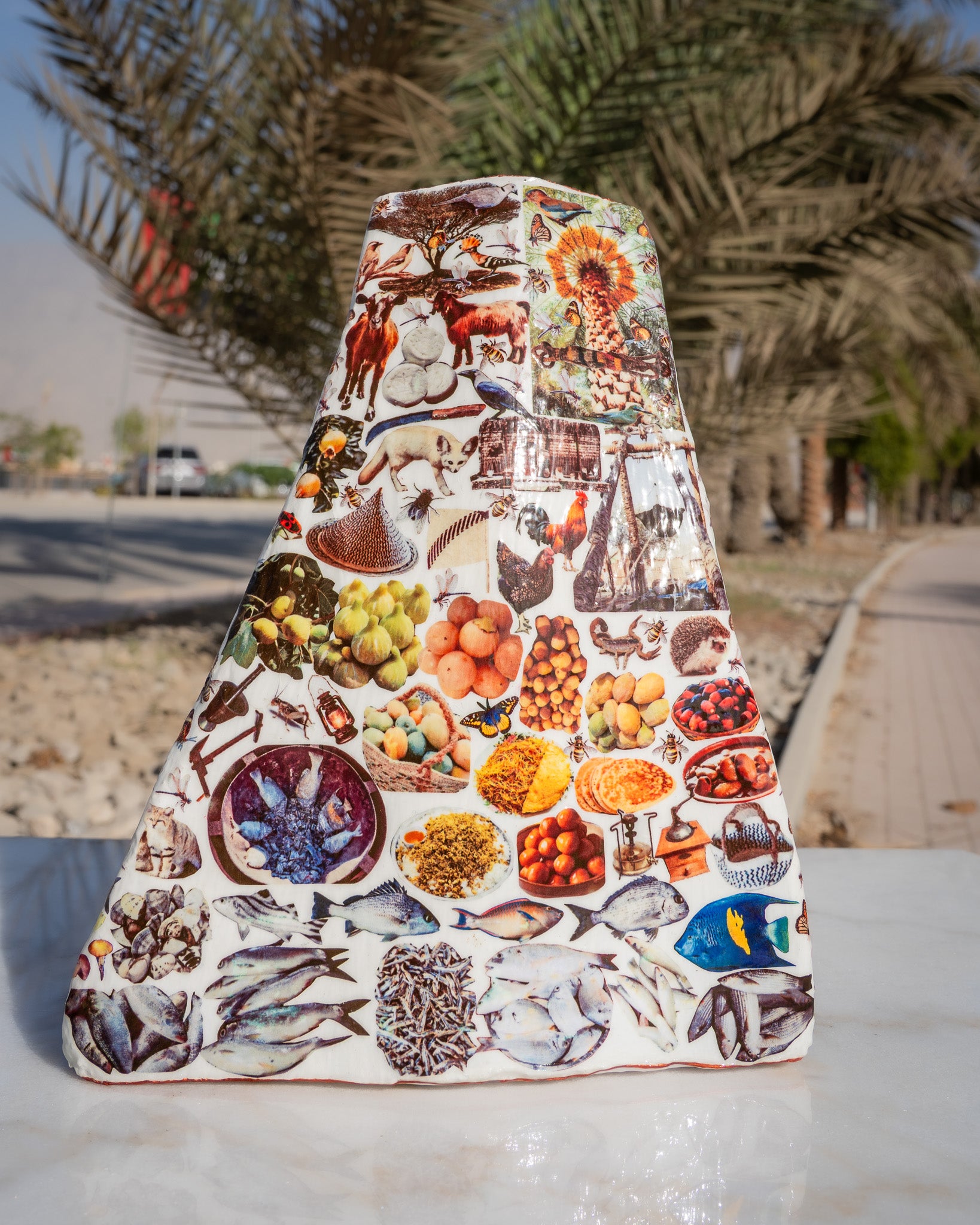 Date Tree Art, UAE Collage