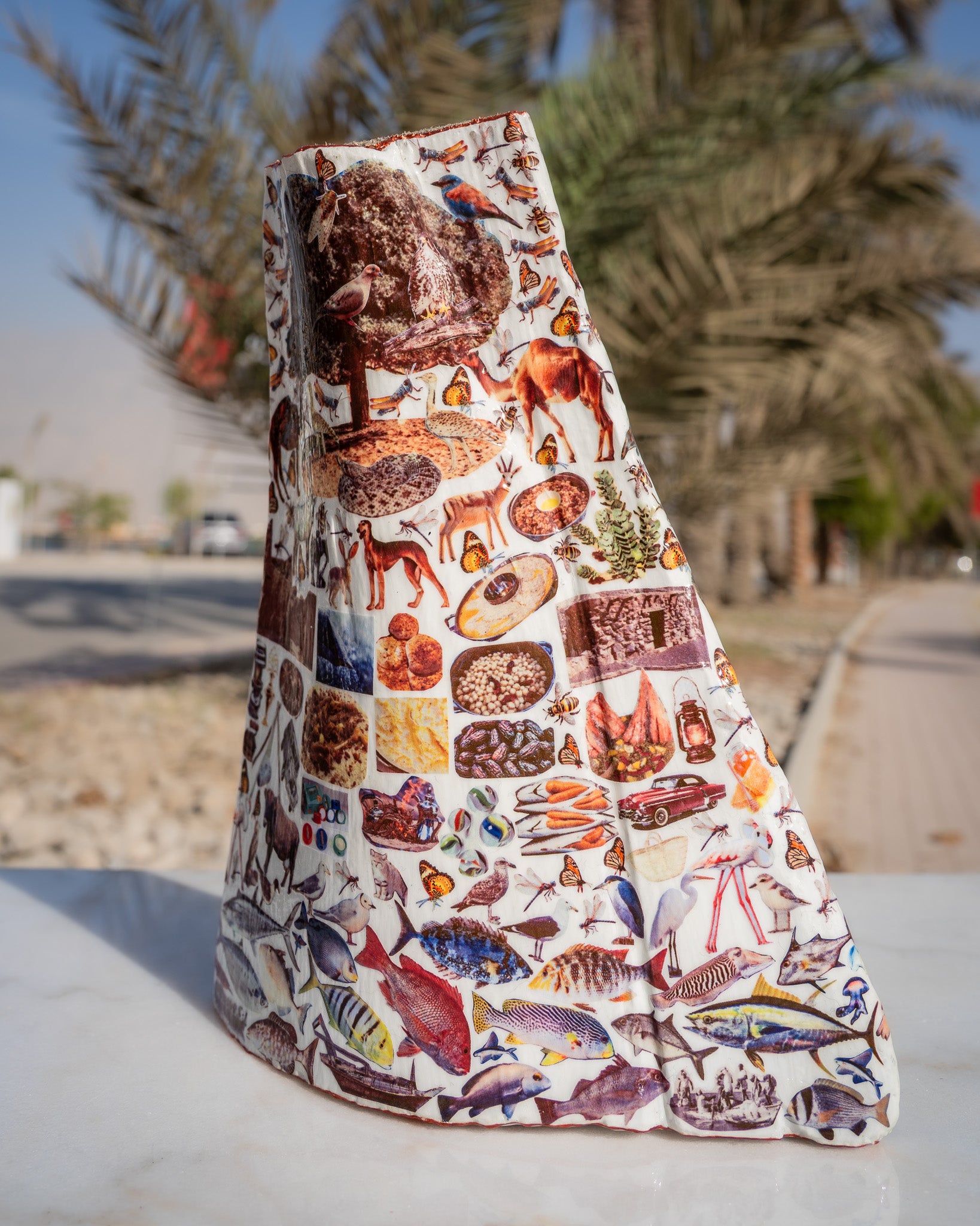 Date Tree Art, UAE Collage