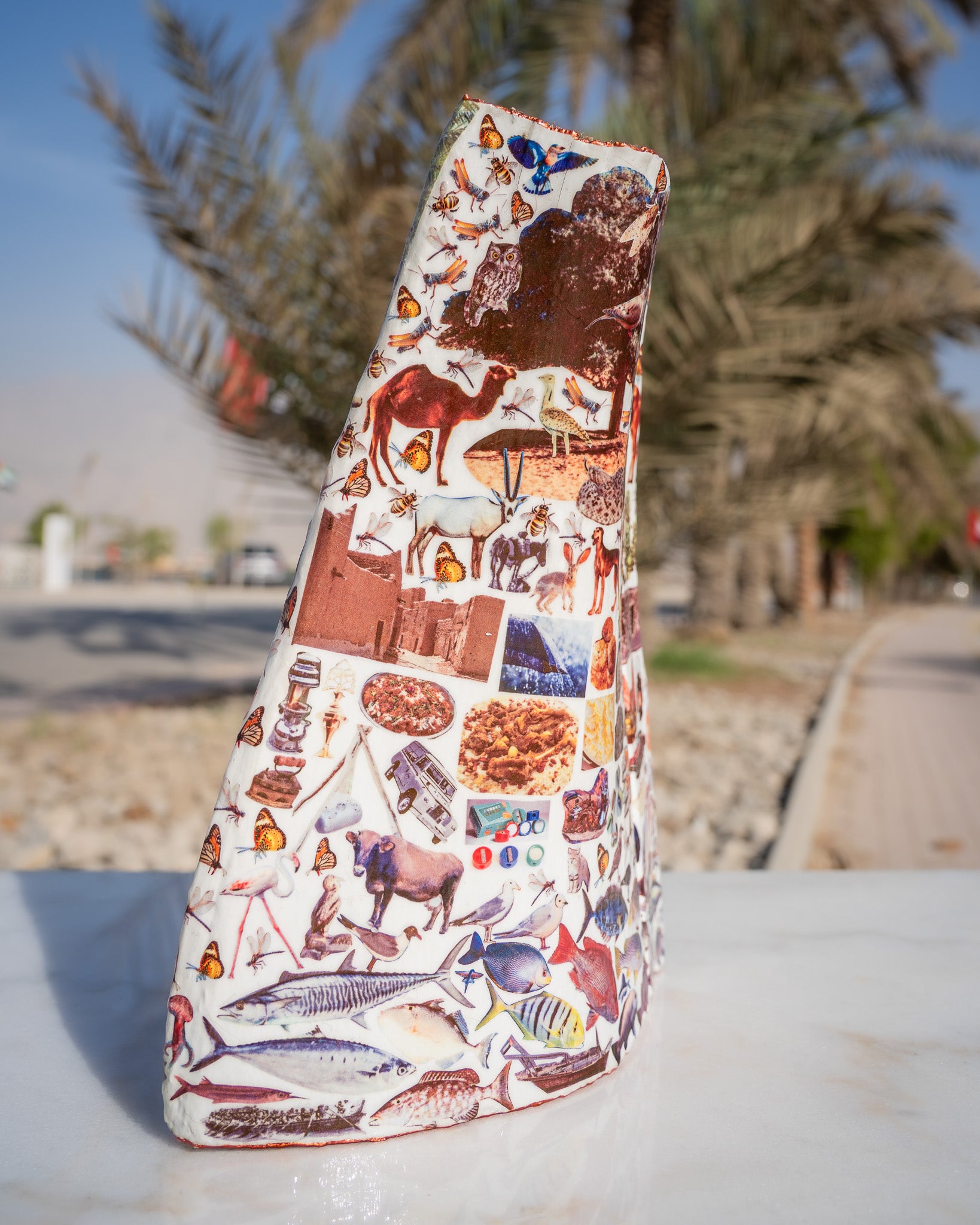 Date Tree Art, UAE Collage