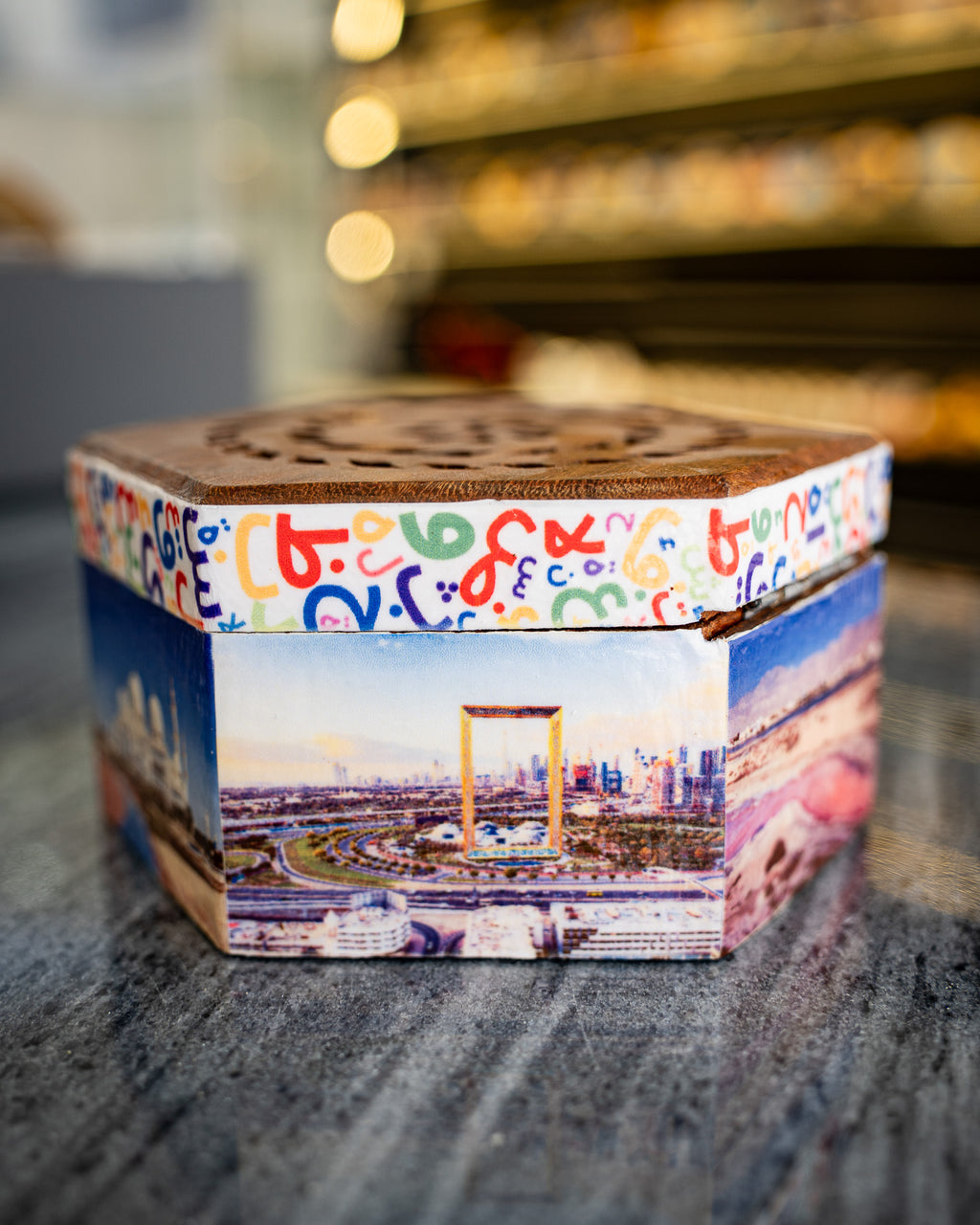 Classic incense burner, traditional box