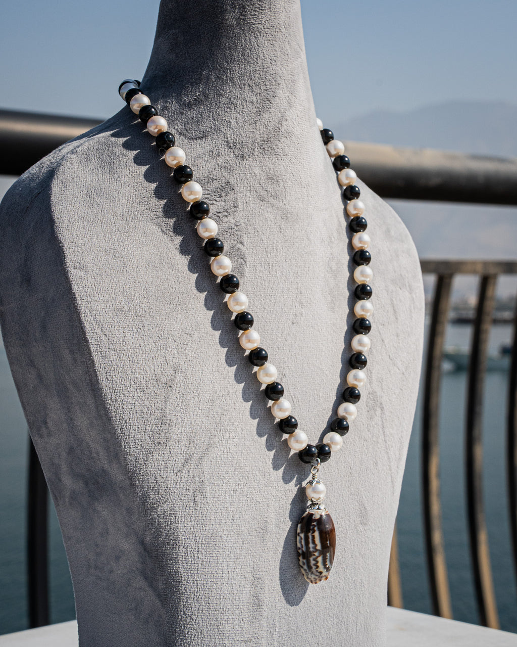 Choker Necklace - (Onyx Black)