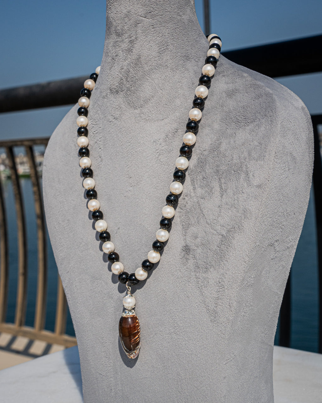 Choker Necklace - (Onyx Black)