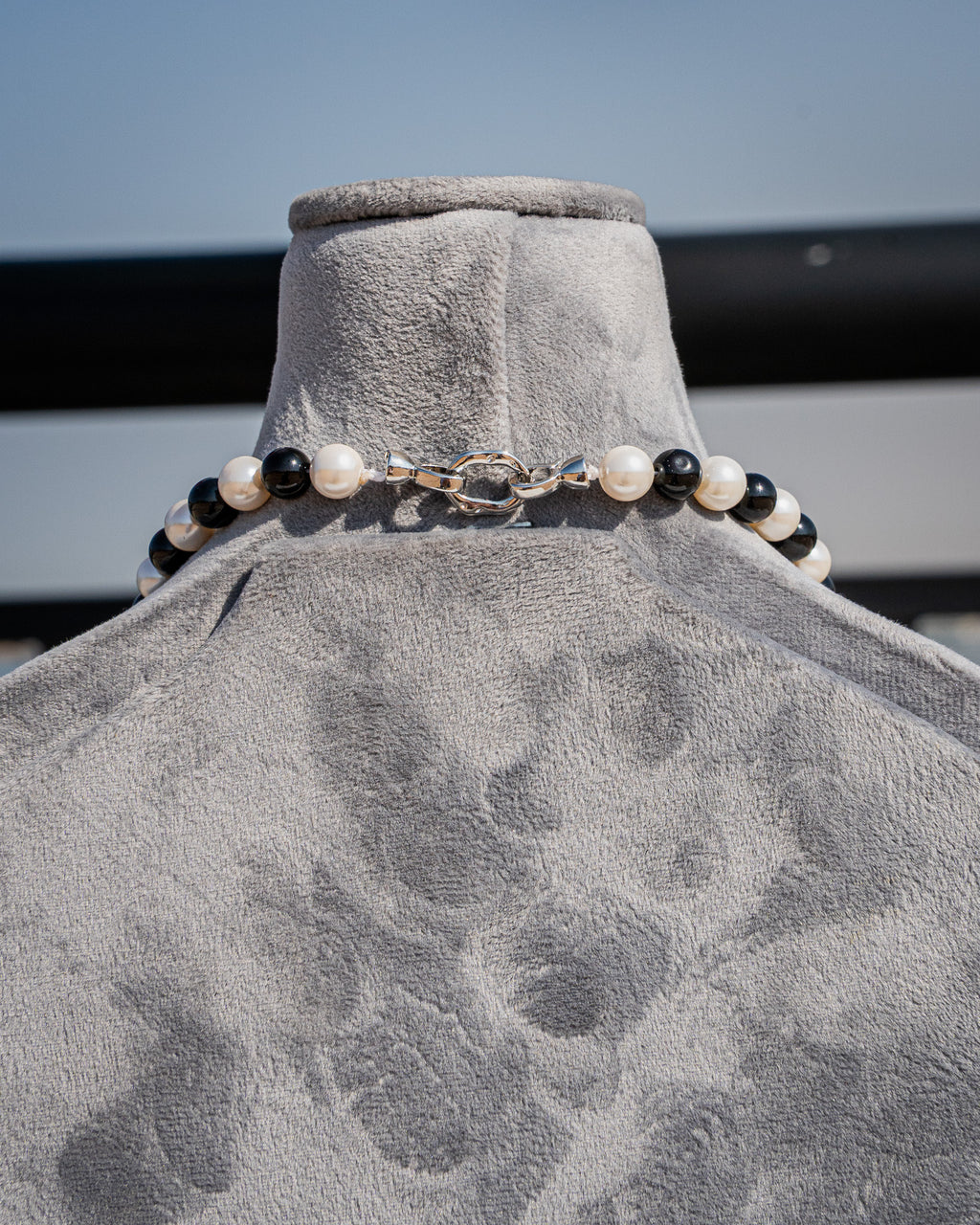 Choker Necklace - (Onyx Black)