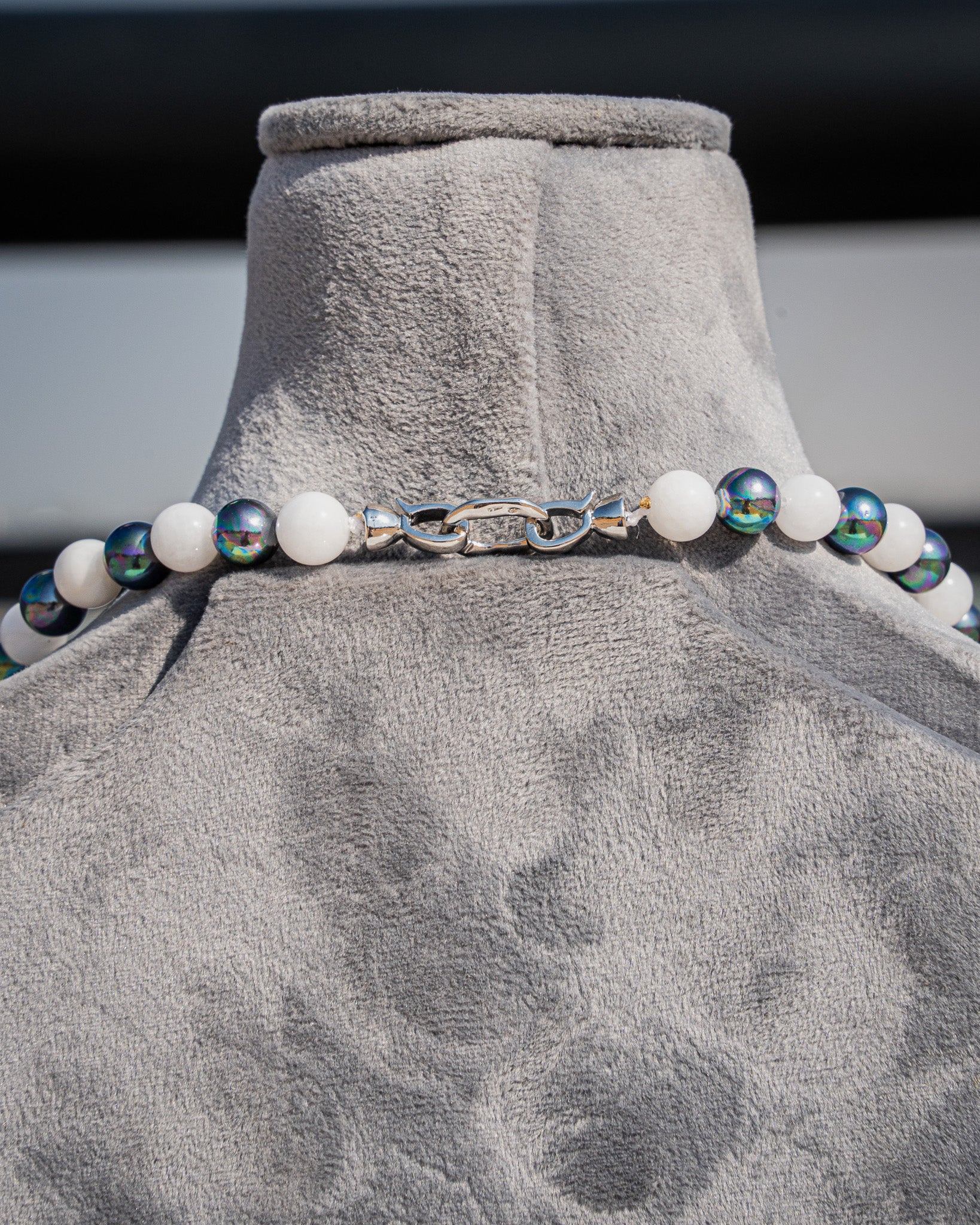 Choker Necklace - (Jade Dark Green)