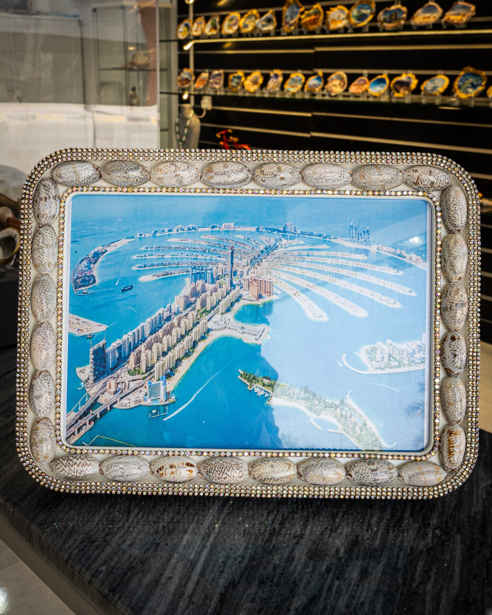 jeweled photo frame 11.5" X 8"