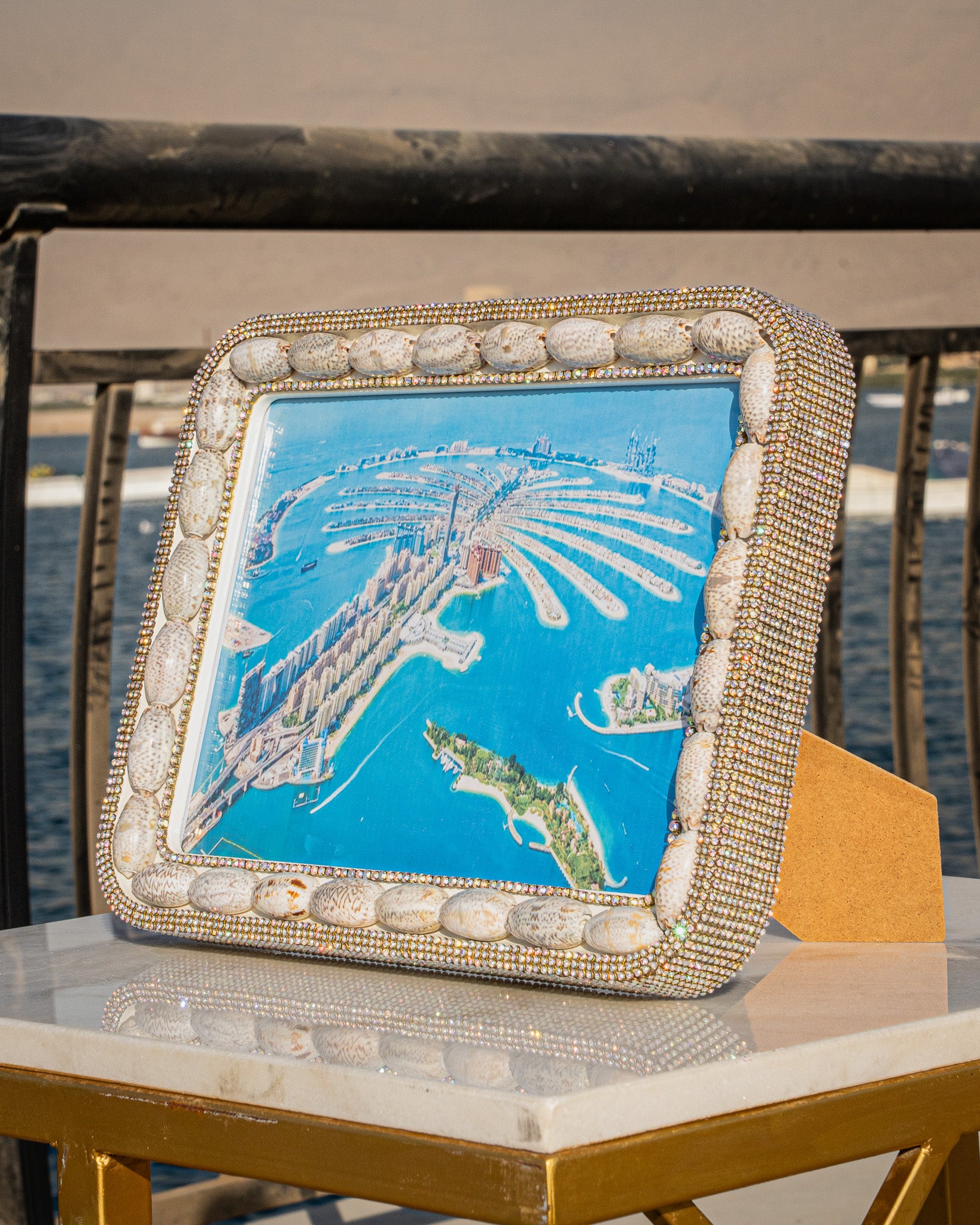 jeweled photo frame 11.5" X 8"
