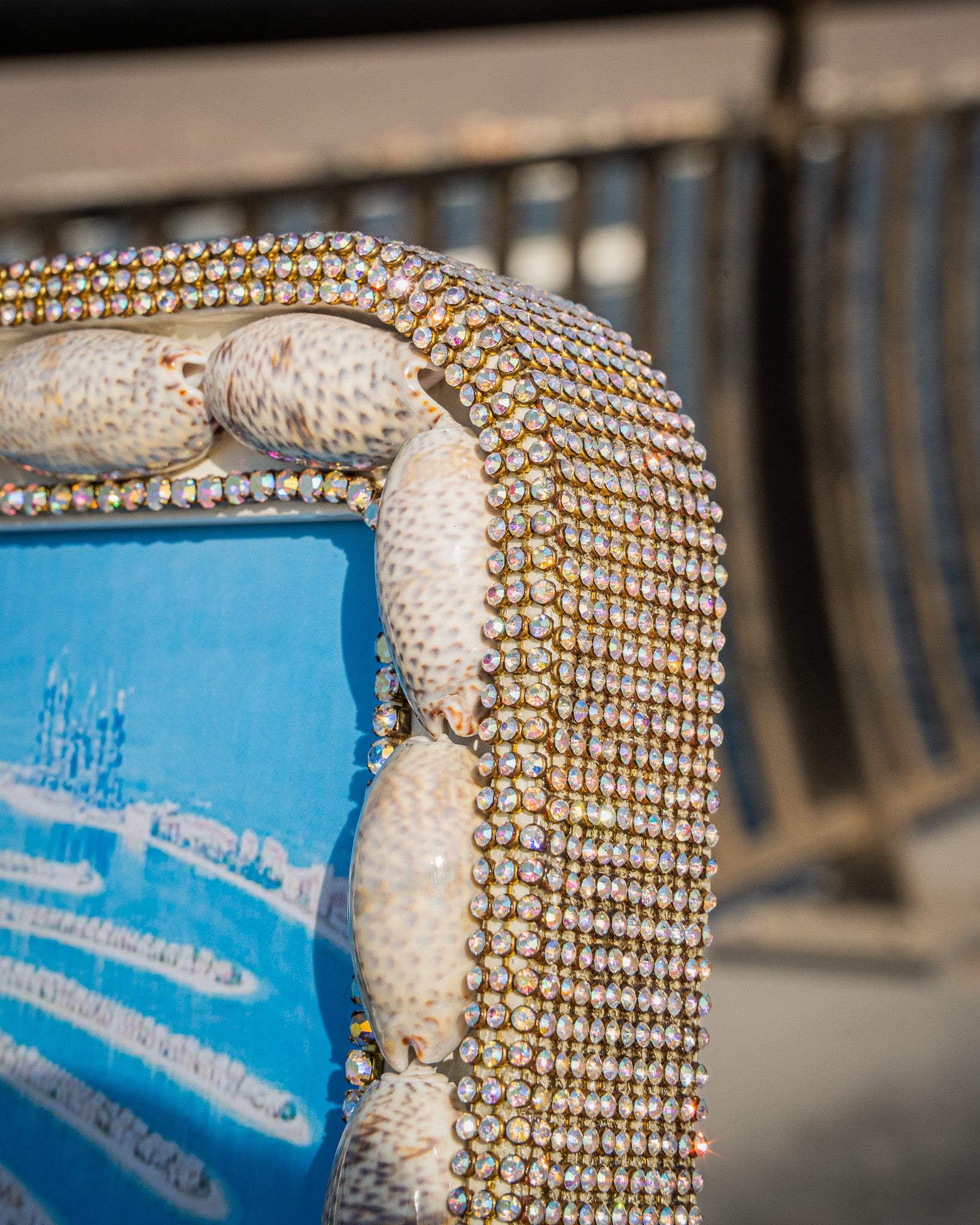 jeweled photo frame 11.5" X 8"