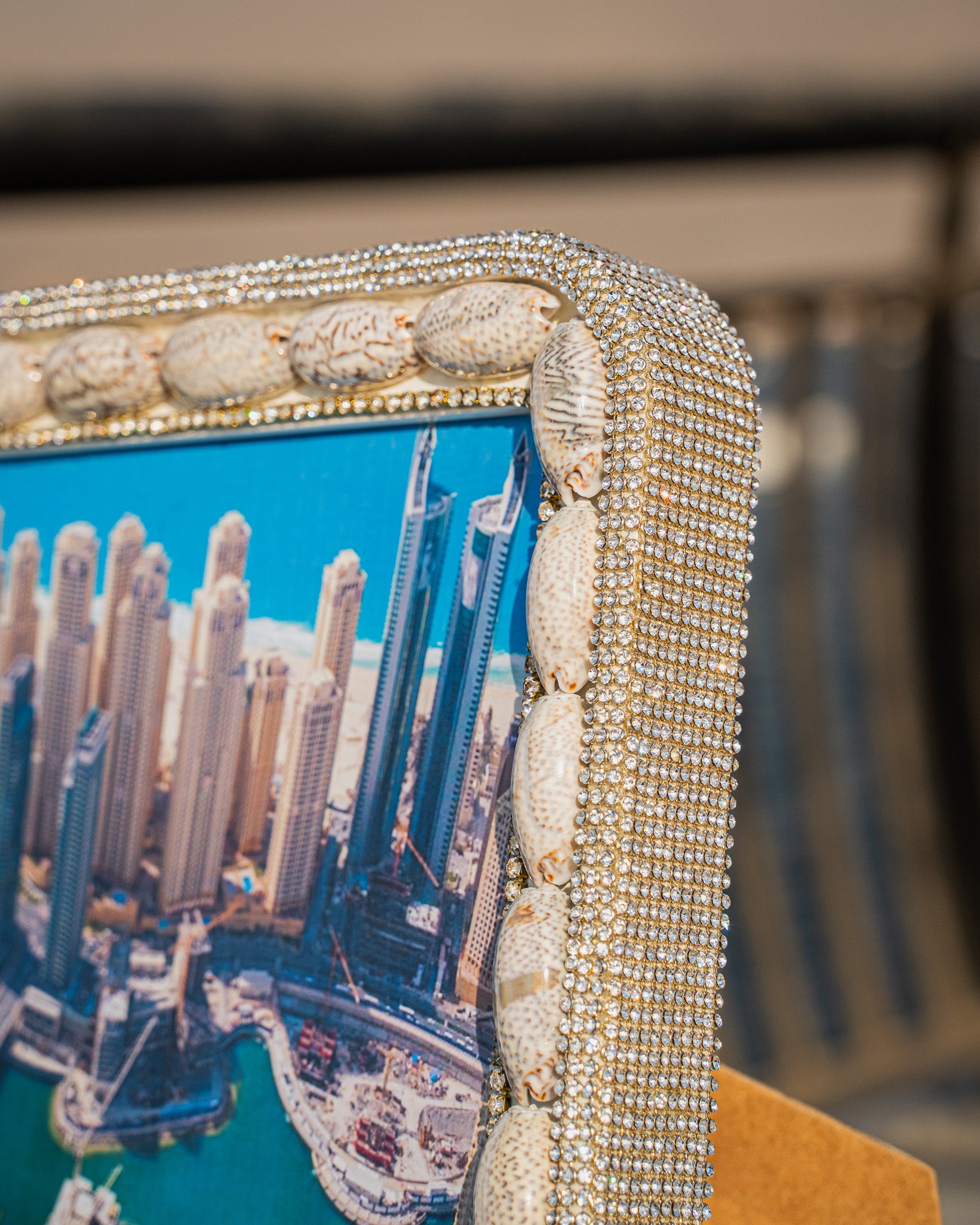 jeweled photo frame 11.5" X 8"