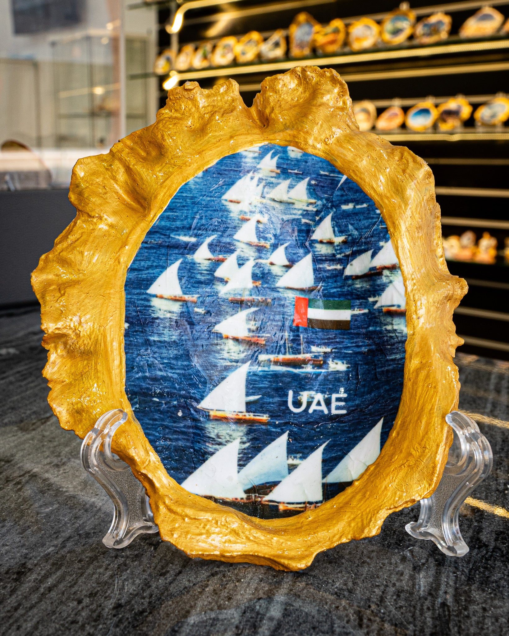 Oyster Art, UAE sailing boats, 6"
