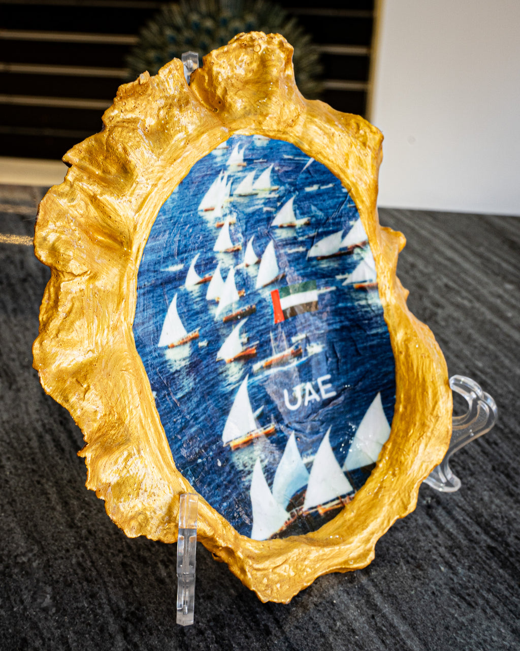 Oyster Art, UAE sailing boats, 6"
