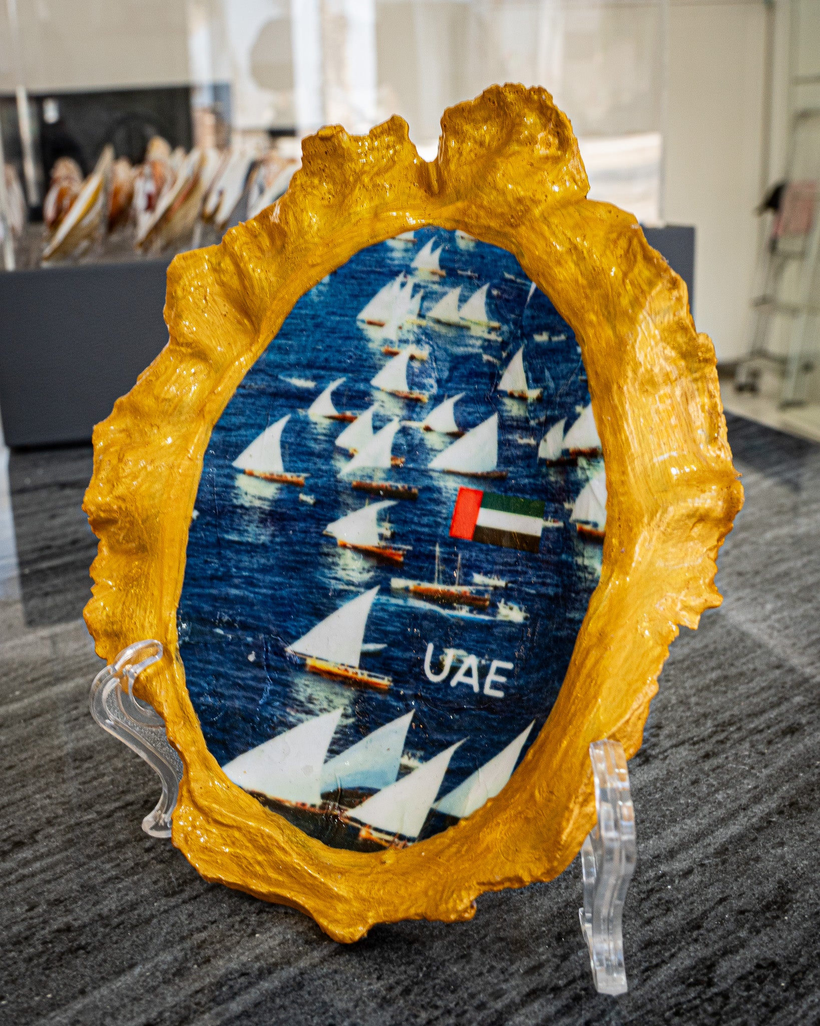 Oyster Art, UAE sailing boats, 6"