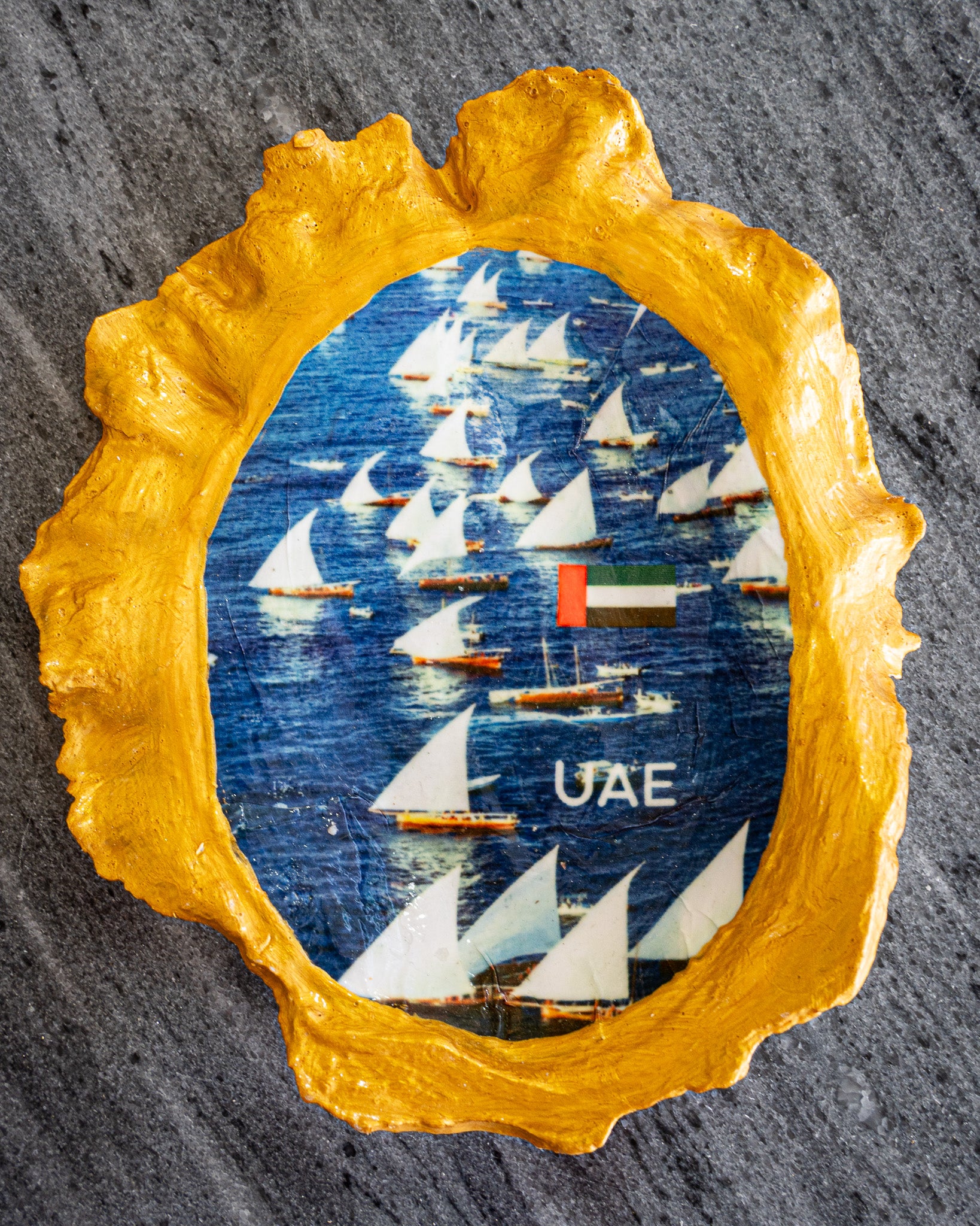 Oyster Art, UAE sailing boats, 6"