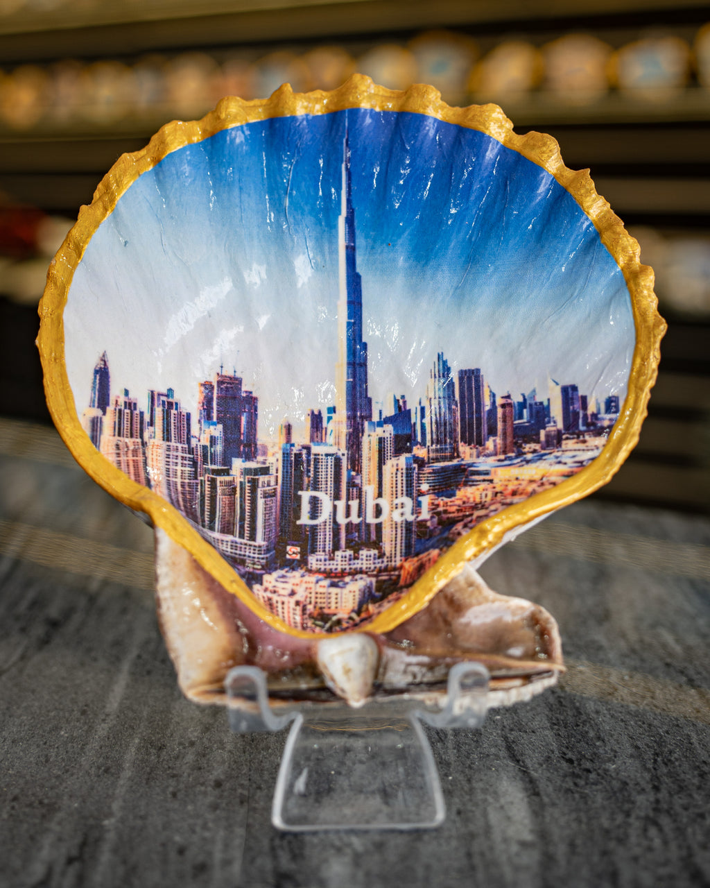 Scallop Art, Dubai Burj Khalifa 4.8"