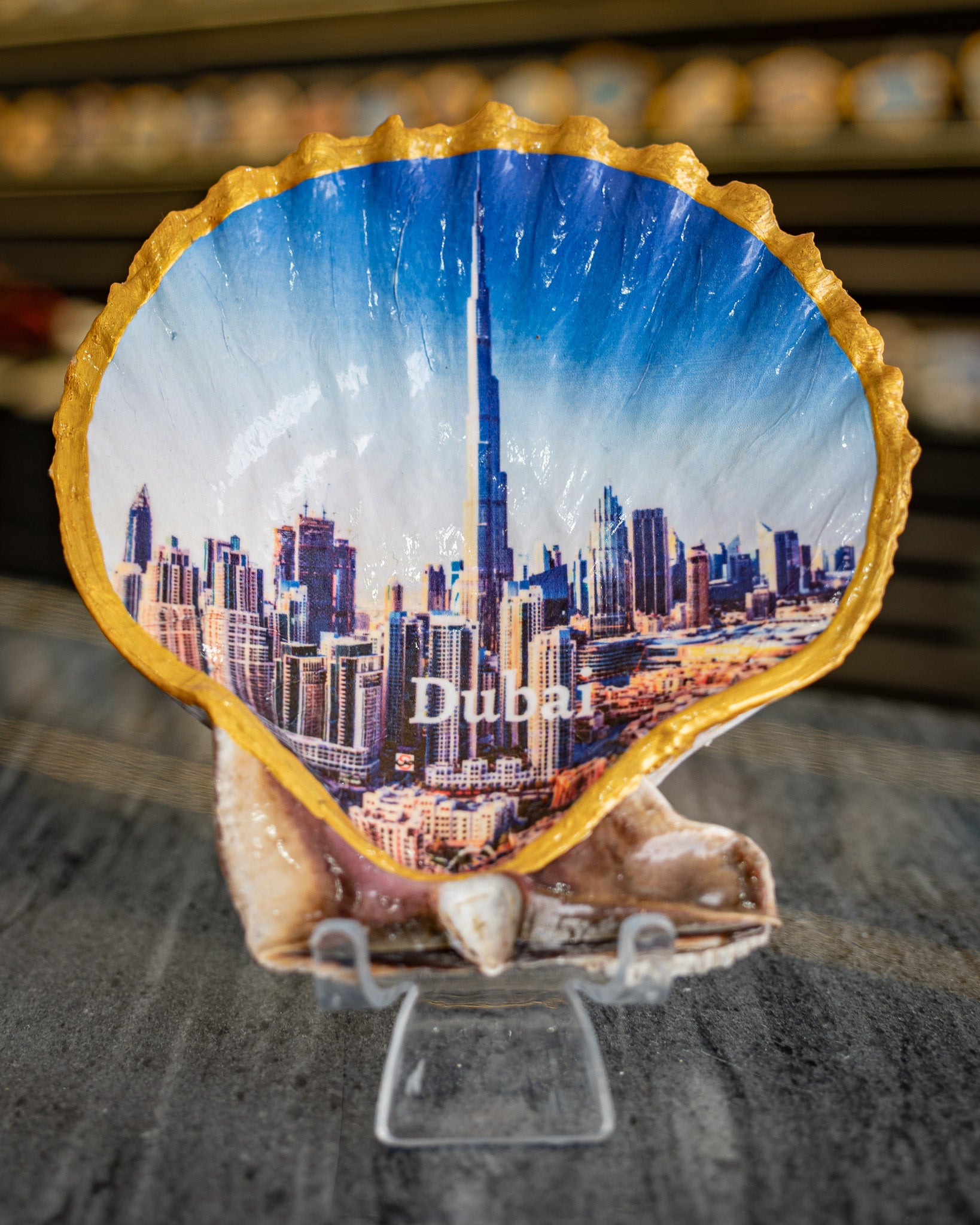 Scallop Art, Dubai Burj Khalifa 4.8"